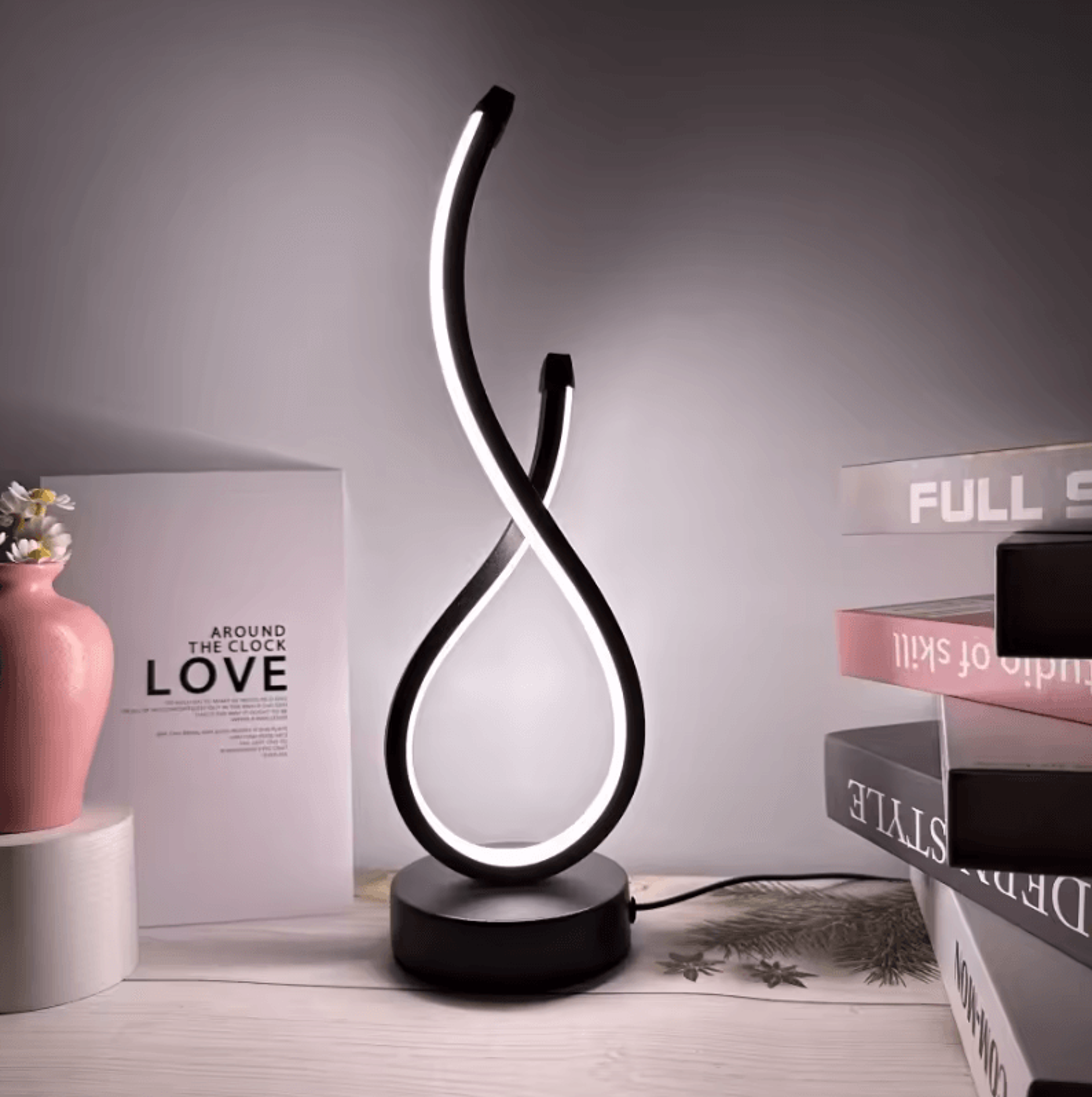 Modern LED Table Lamp Decorative Bedroom Night Light For Home  Cafe 1