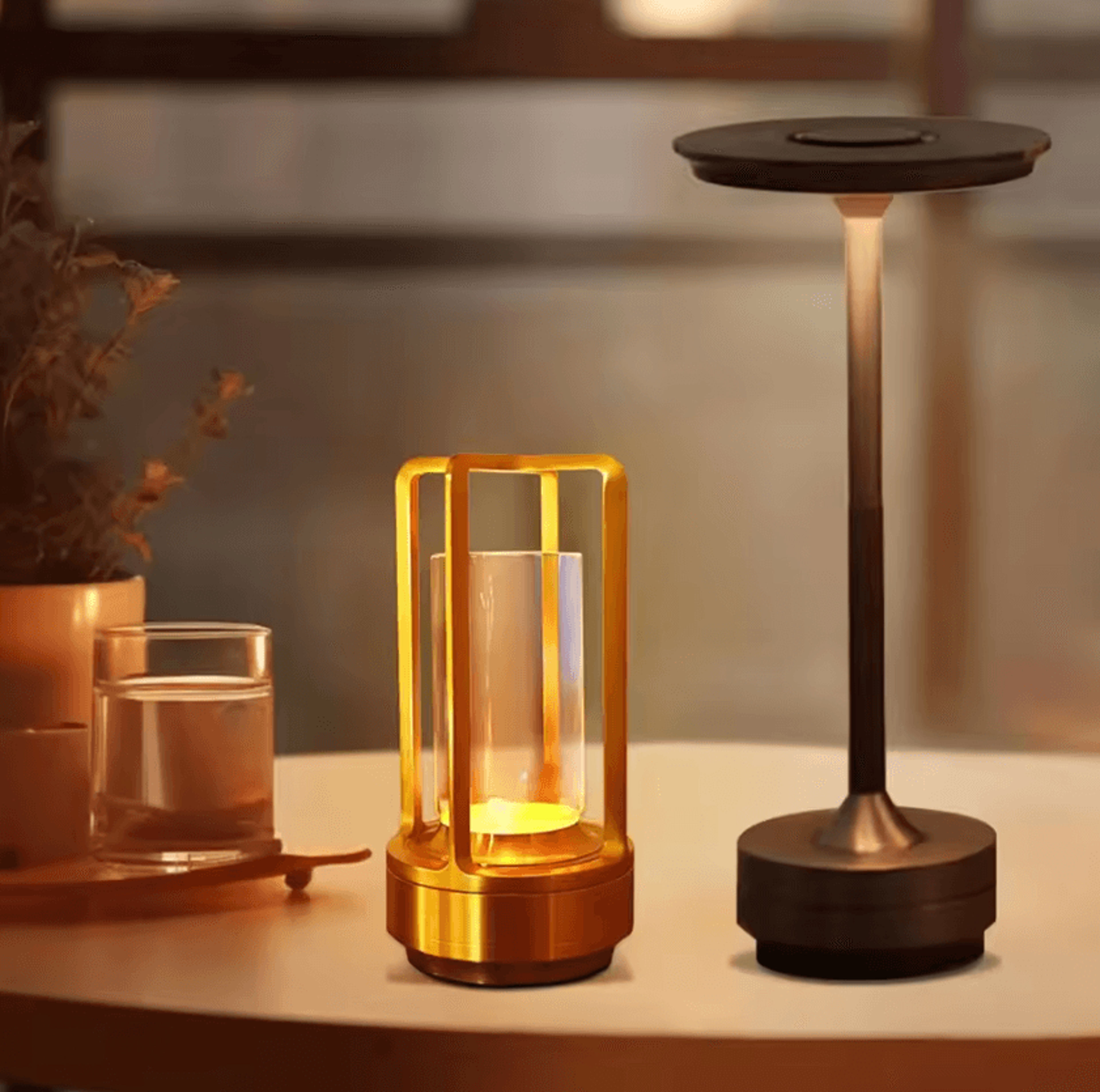 Rechargeable Wireless LED Table Lamp Touch Sensor Bedside Reading Light 0