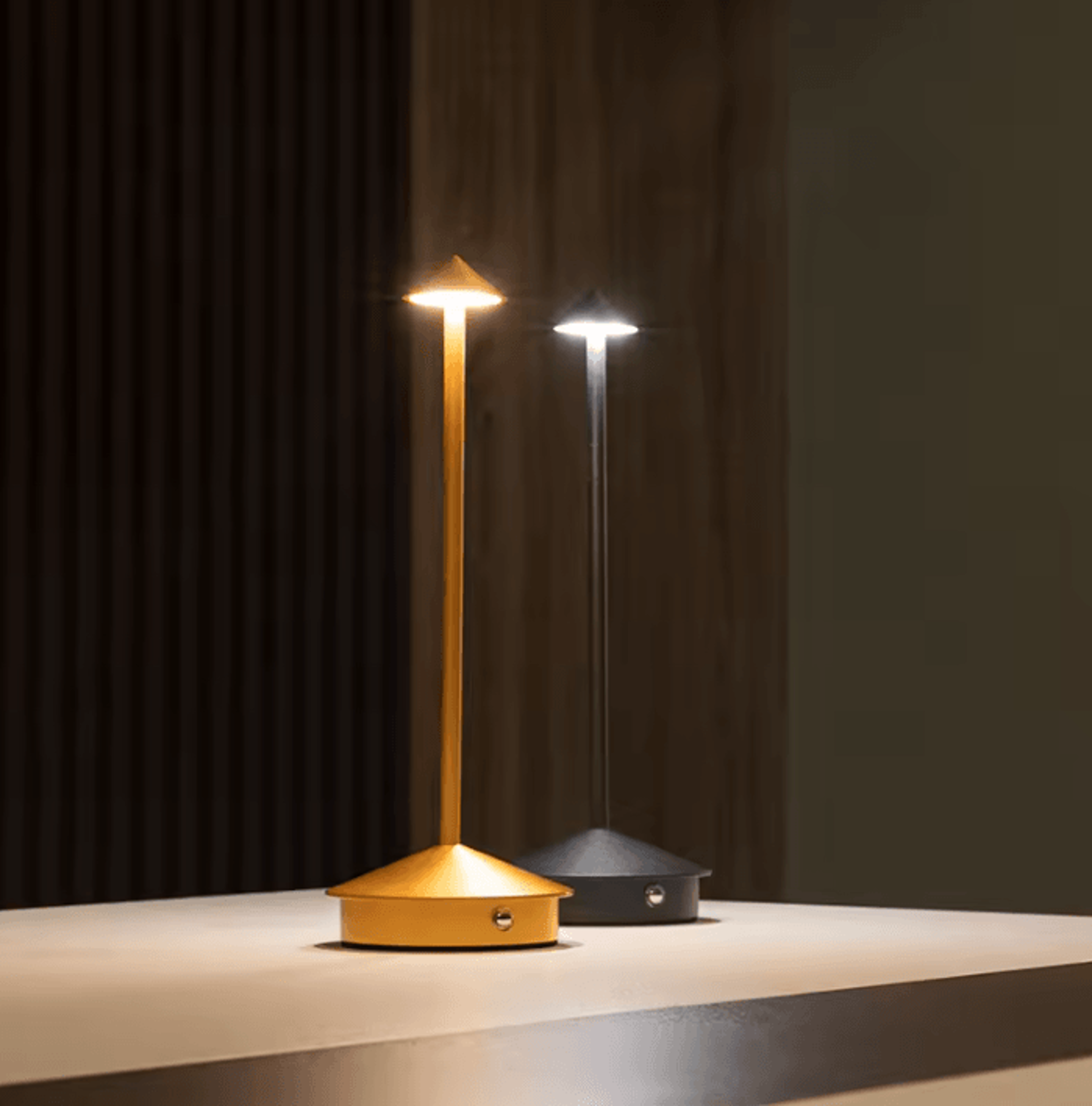 Rechargeable Touch LED Table Lamp Modern Dining  Bedside Decorative Light 1