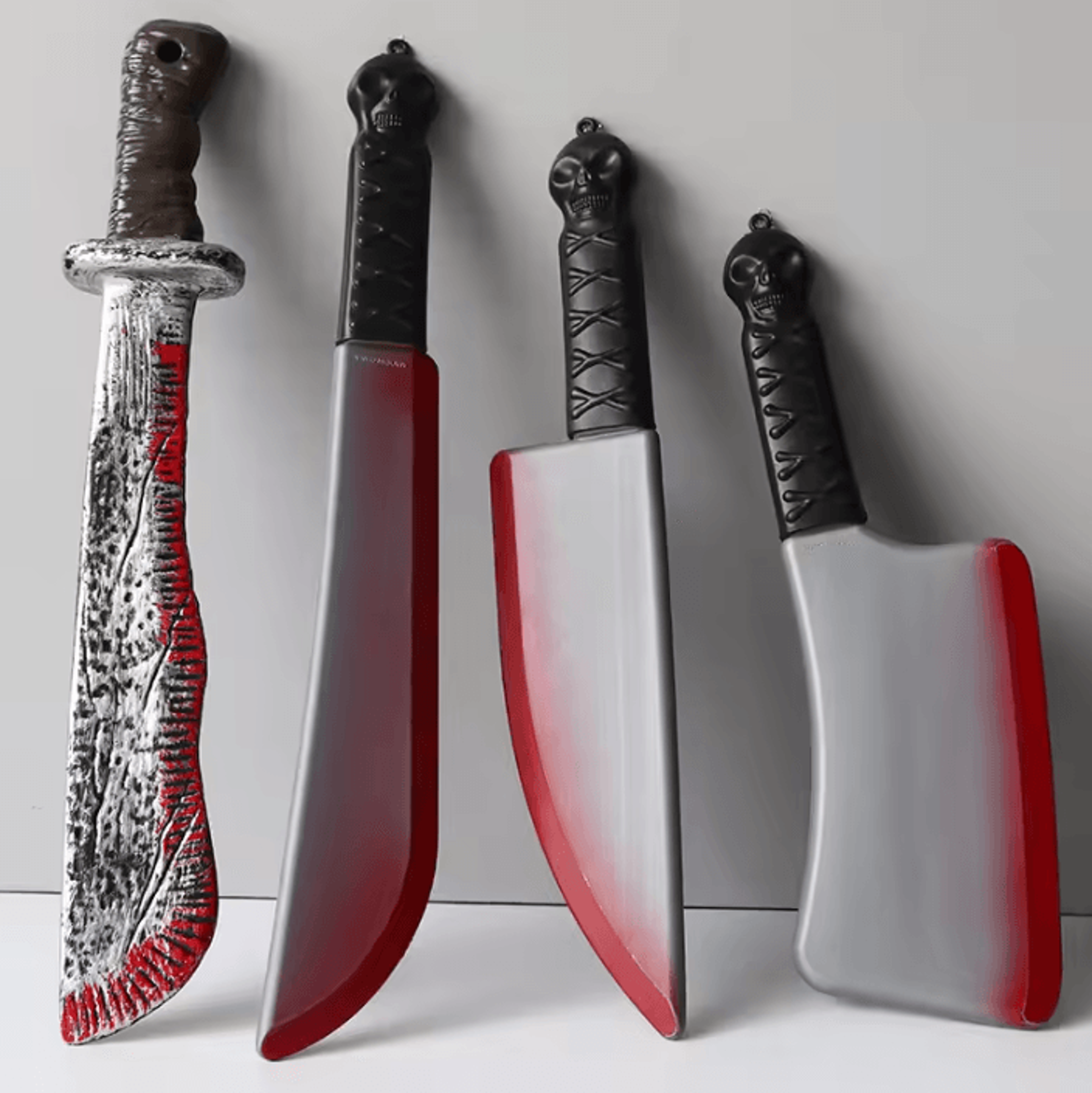 Bloody Plastic Knife Prop  Halloween Knife Prop For Costumes Haunted Houses  Party Decorations 0