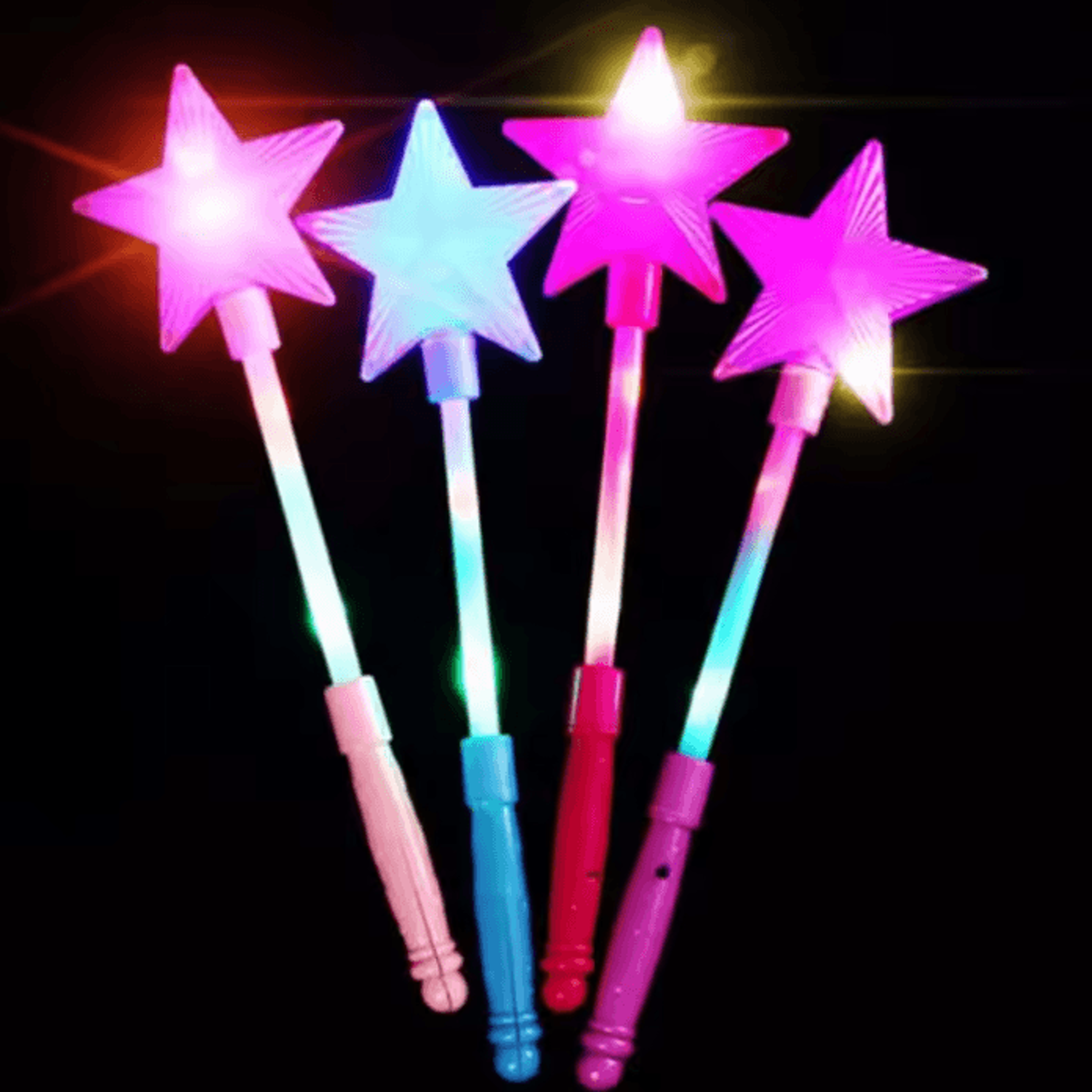 LED Flashing Star Wand  Light Up Star Wand Glow Stick Toy For Kids Parties  Halloween 0