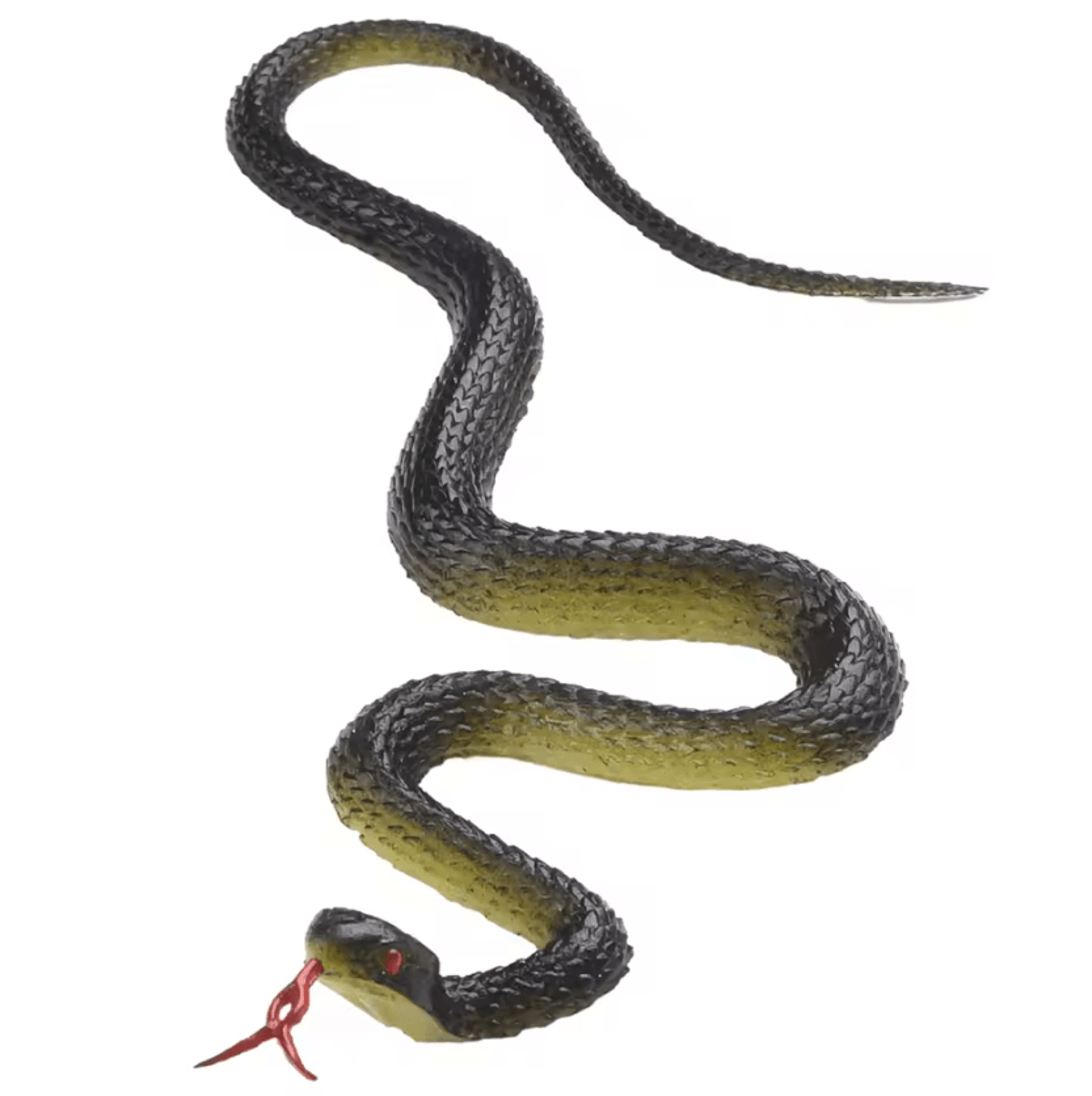 45cm Realistic Rubber Snake Toy  Fake Snake Toy For Halloween Pranks  Garden Decor 1