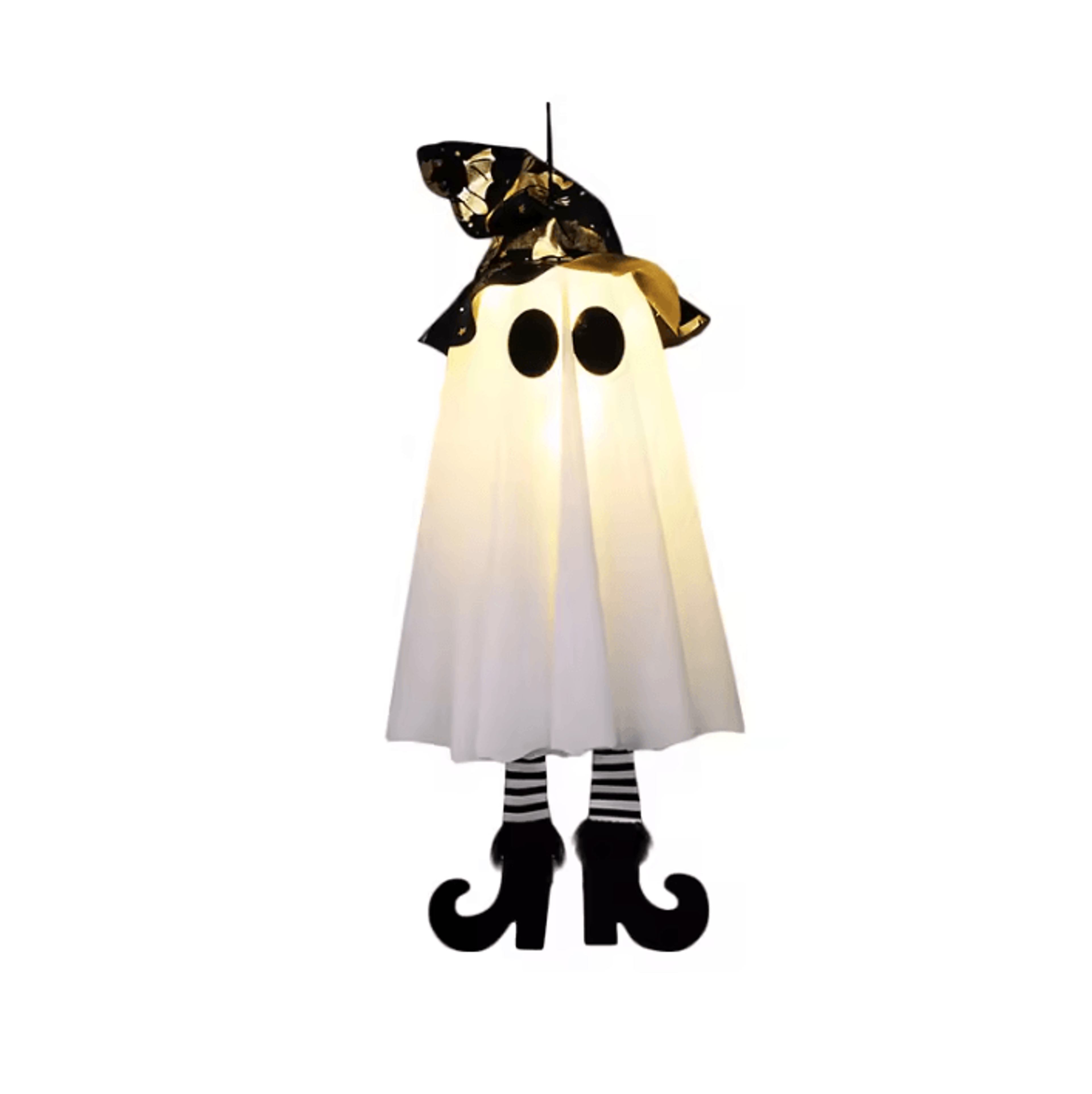 LED LightUp Witch  Ghost Hanging Decoration  Halloween Hanging Decorations For Indoor  Outdoor Part 2
