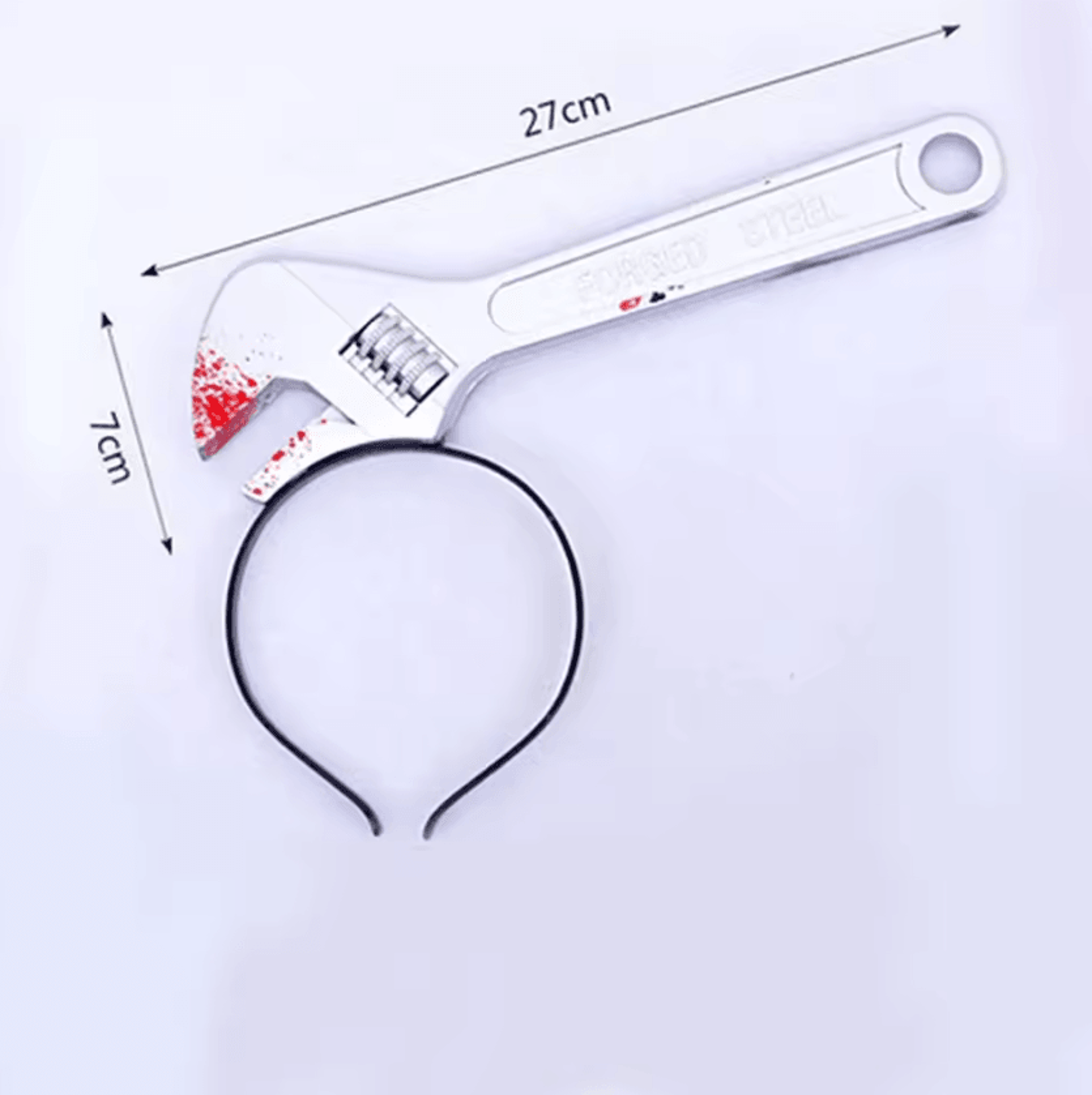 Fake Bloody Weapon Headband  Halloween Headband Horror Costume Accessory For Parties  Cosplay 9