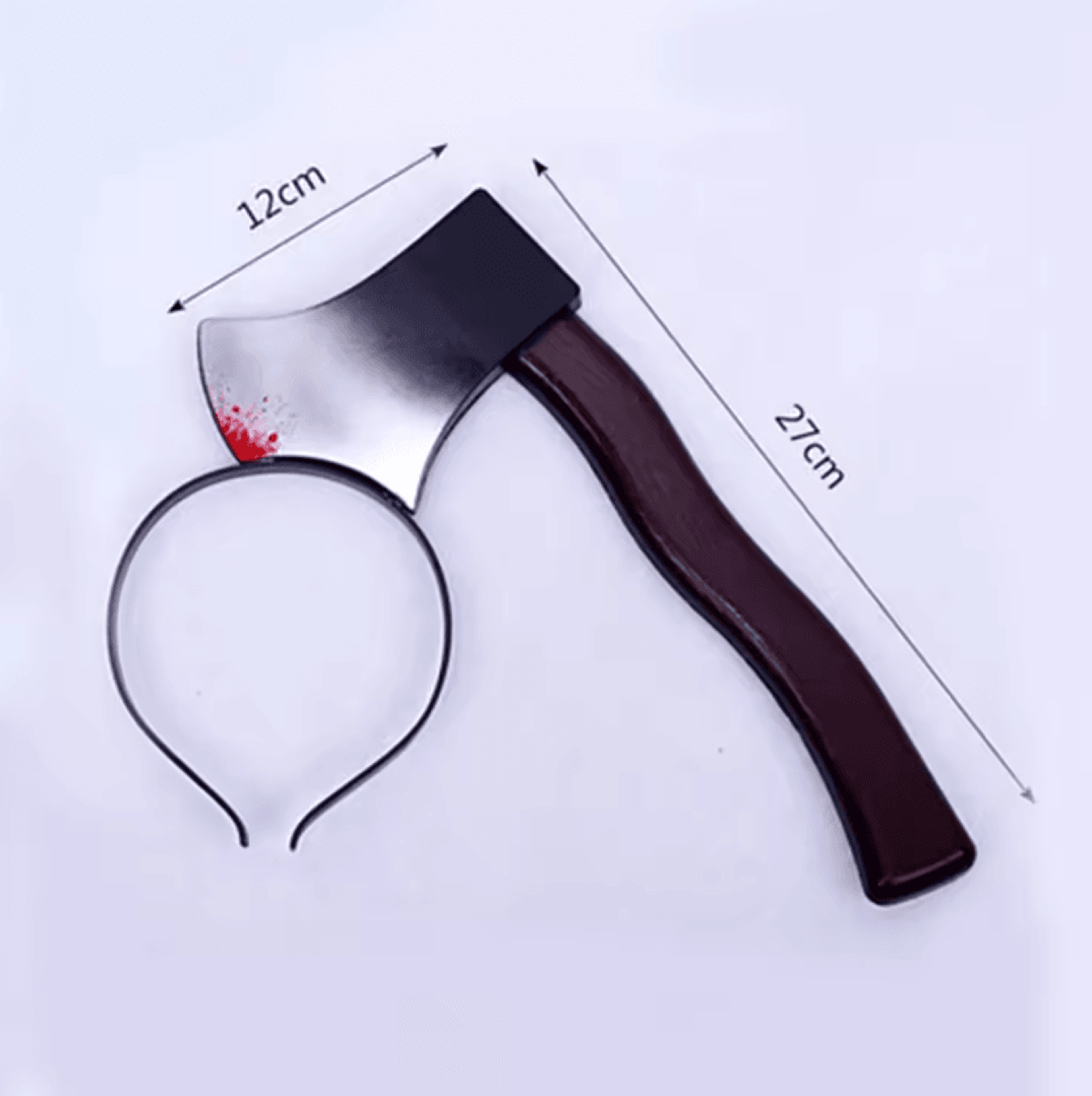 Fake Bloody Weapon Headband  Halloween Headband Horror Costume Accessory For Parties  Cosplay 6