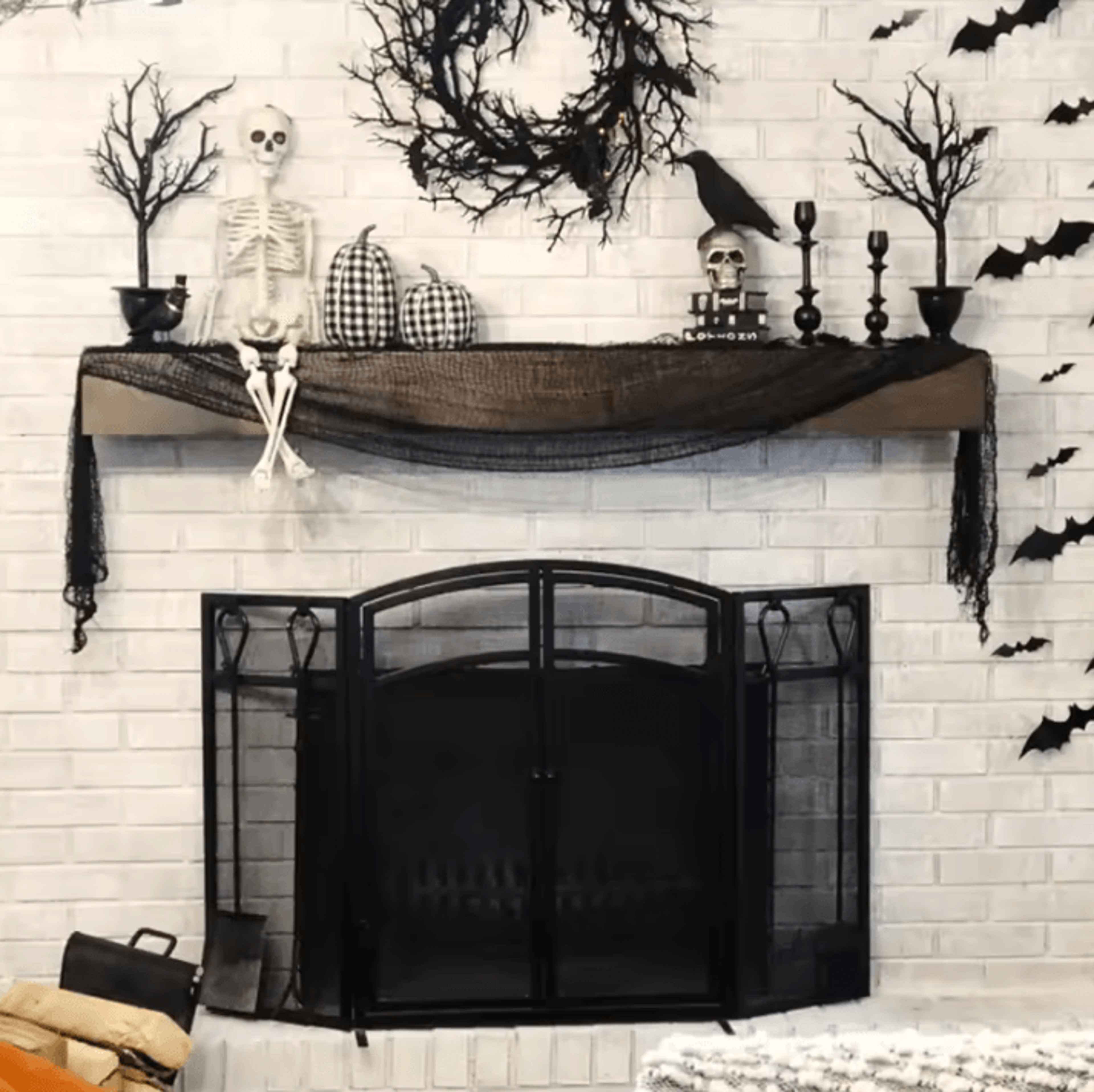 Black Halloween Gauze Cloth  Halloween Gauze Creepy Spider Web Fabric For Haunted House  Party Deco 1