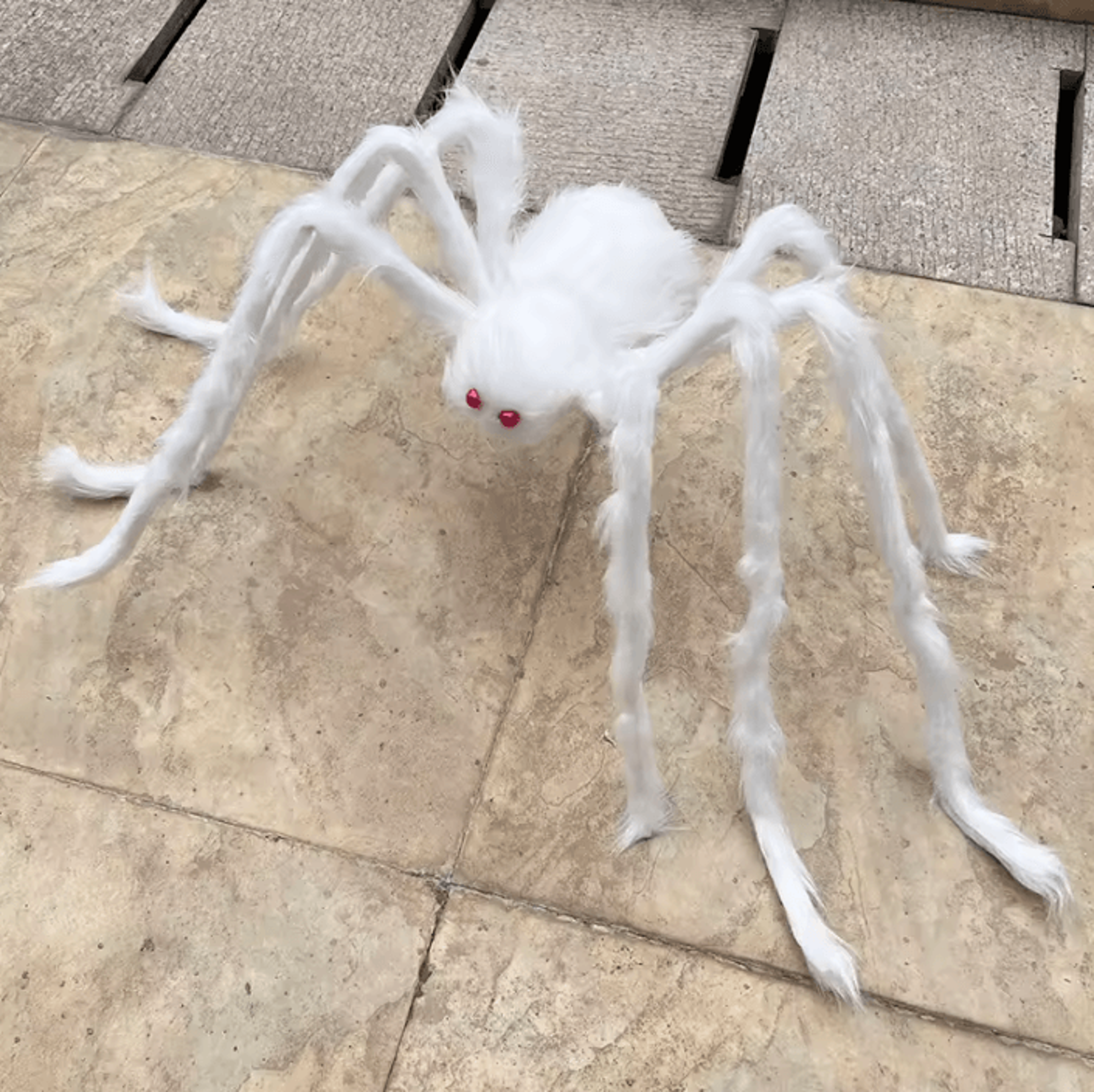 Giant Black Plush Spider  Halloween Giant Spider Scary Decoration For Haunted House  Outdoor Decor 3