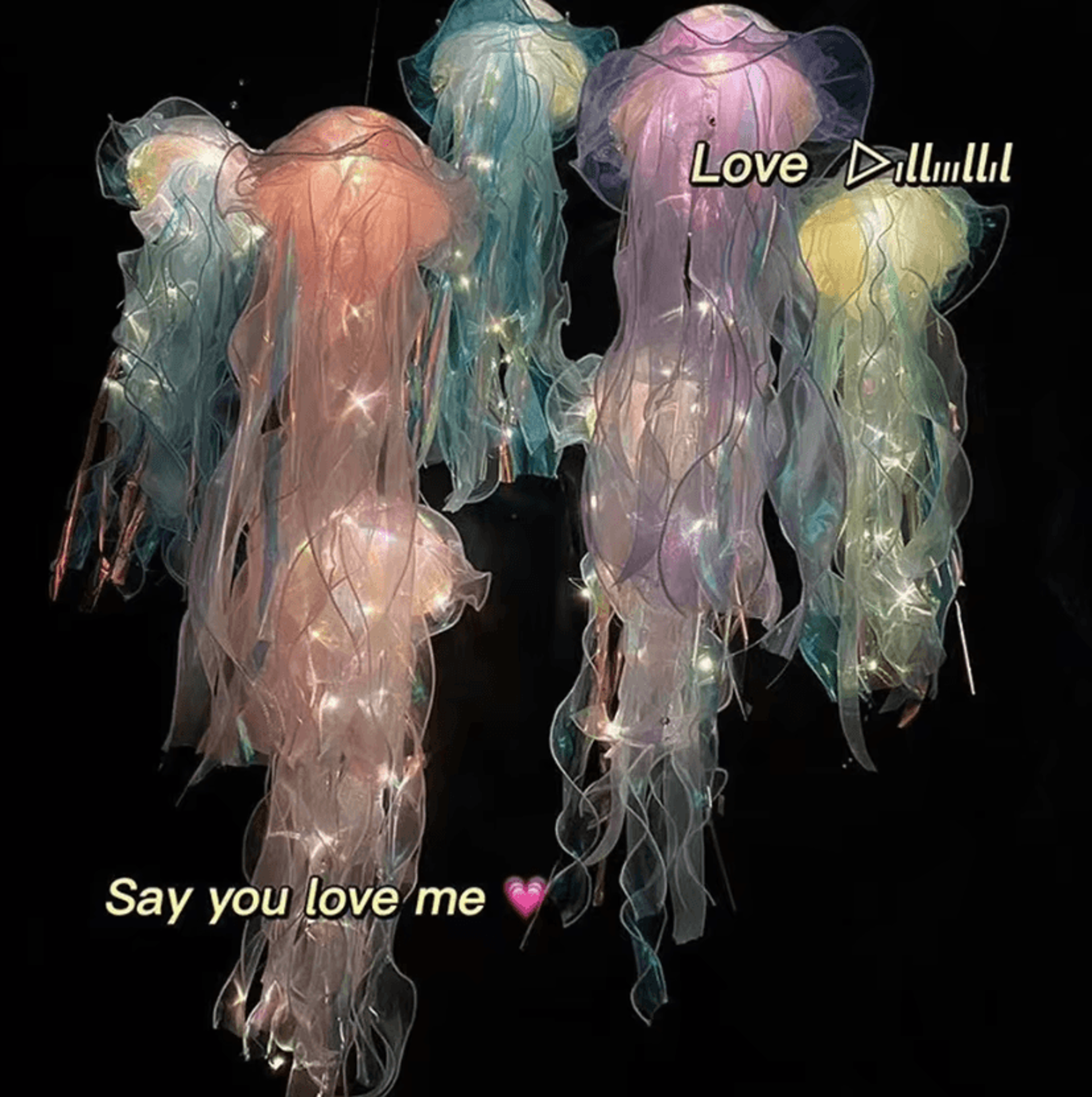 DIY Jellyfish Lantern  Jellyfish Lamp Under The Sea Decorative Light For MermaidThemed Rooms  Parti 0