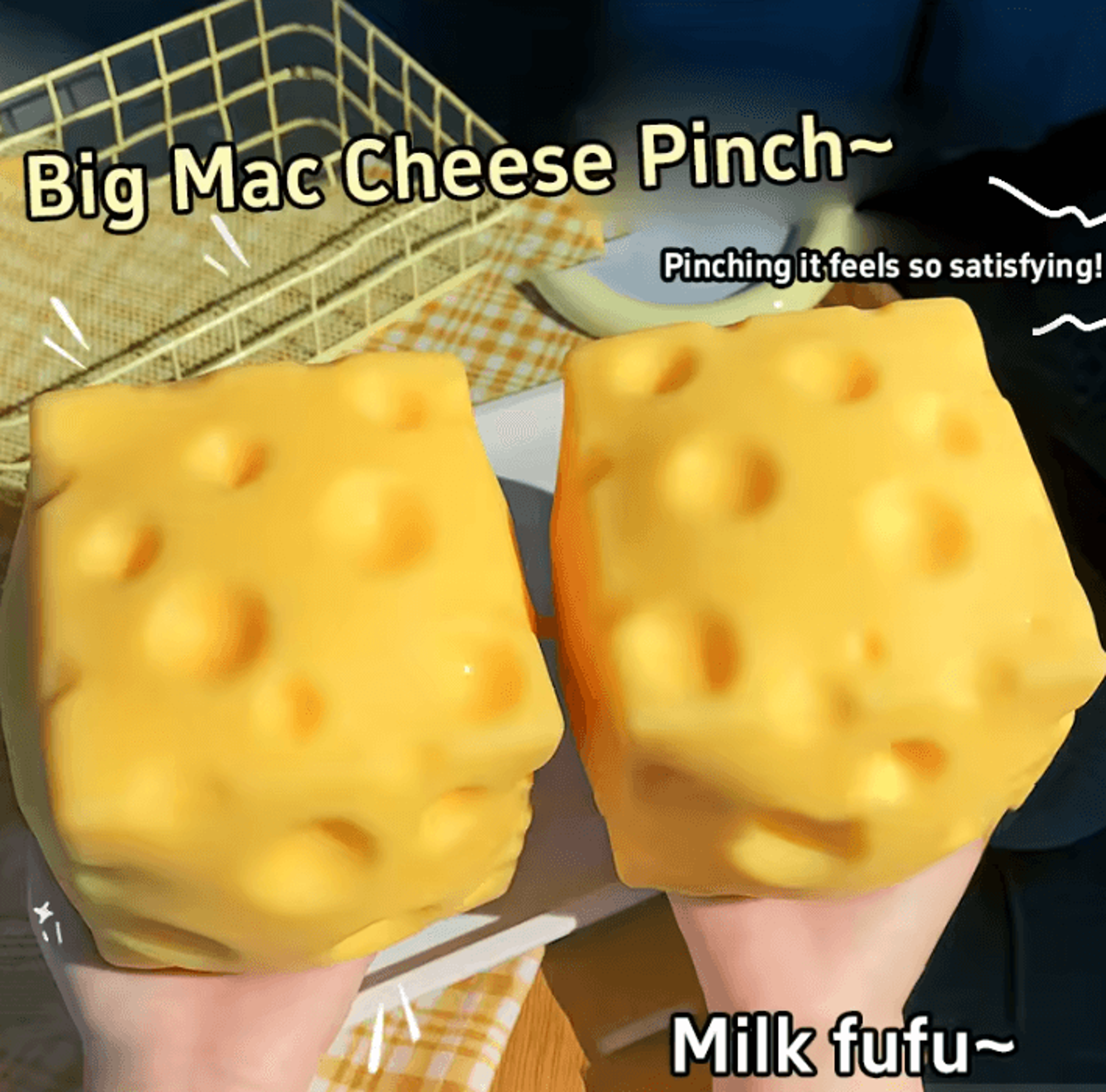 Extra Large Cheese Squishy Stress Ball  Cheese Squishy Toy Slow Rebound Fidget Stress Toy For Adult 0
