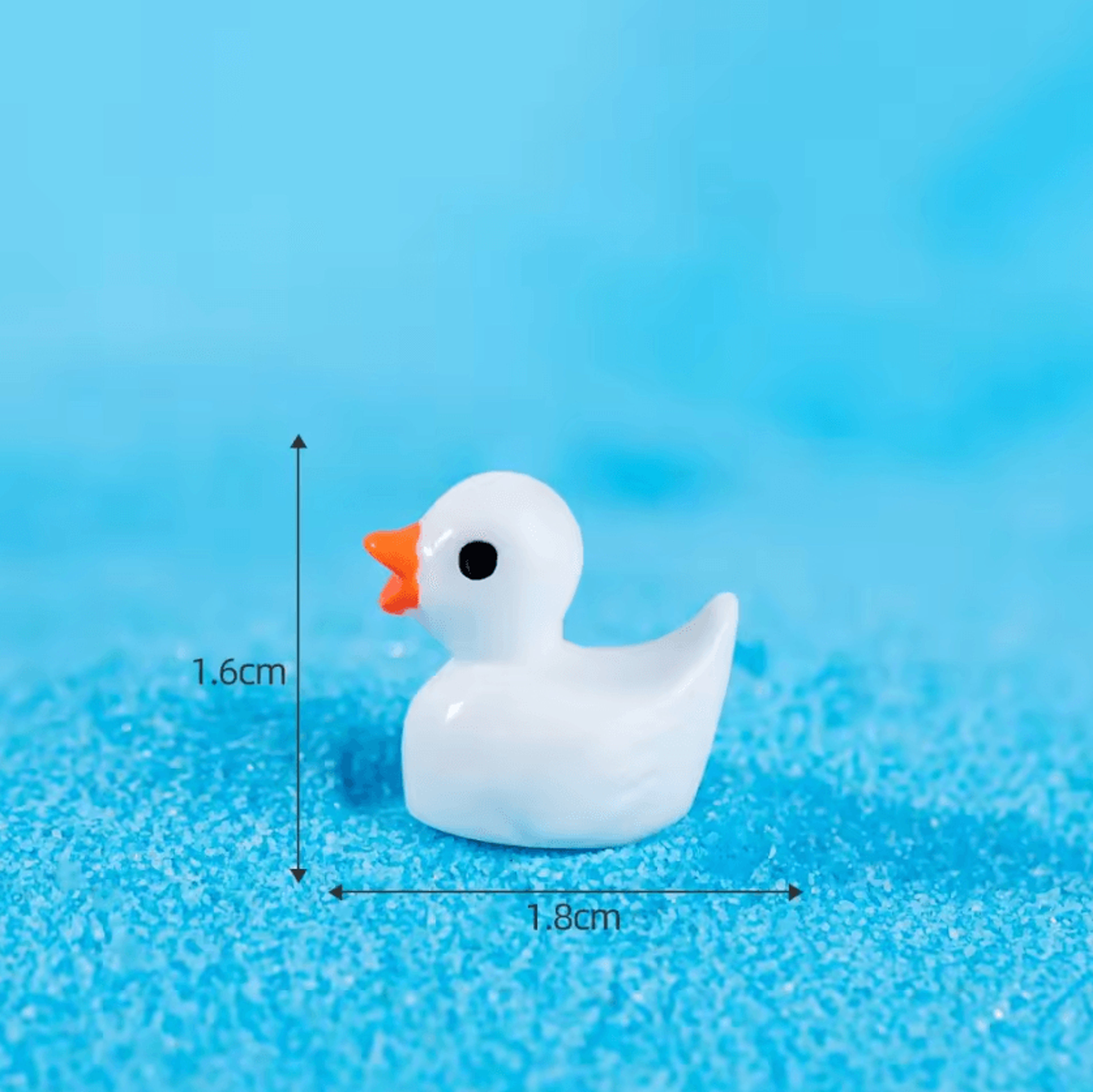200PCS Mini Resin Duck Figurines  Mini Resin Ducks Tiny Duck Figures For Fairy Gardens Crafts  Plan 5