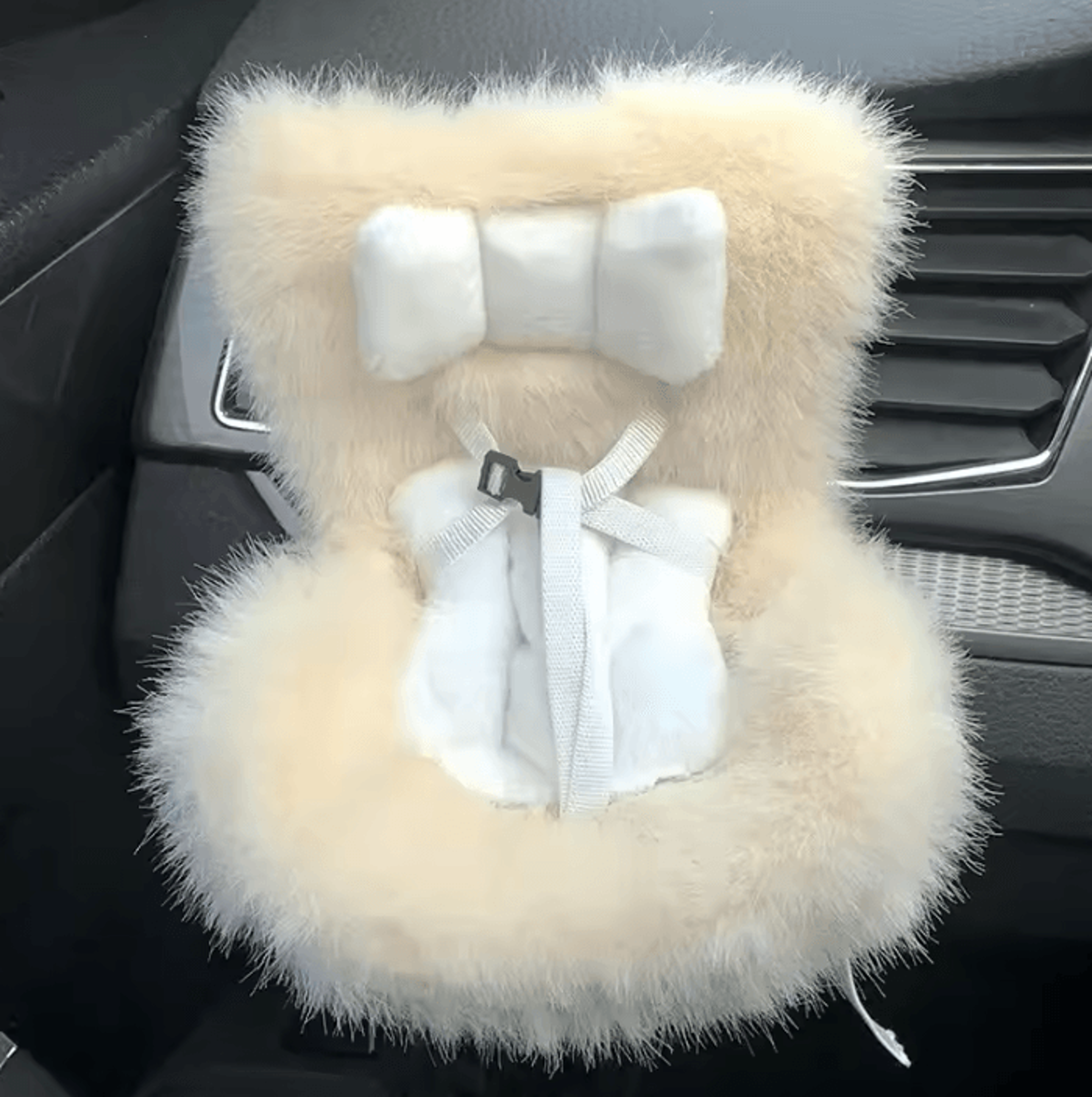 Mini Doll Car Safety Seat  Doll Car Seat Car Interior Doll Accessory For 17CM Plush Figures 3