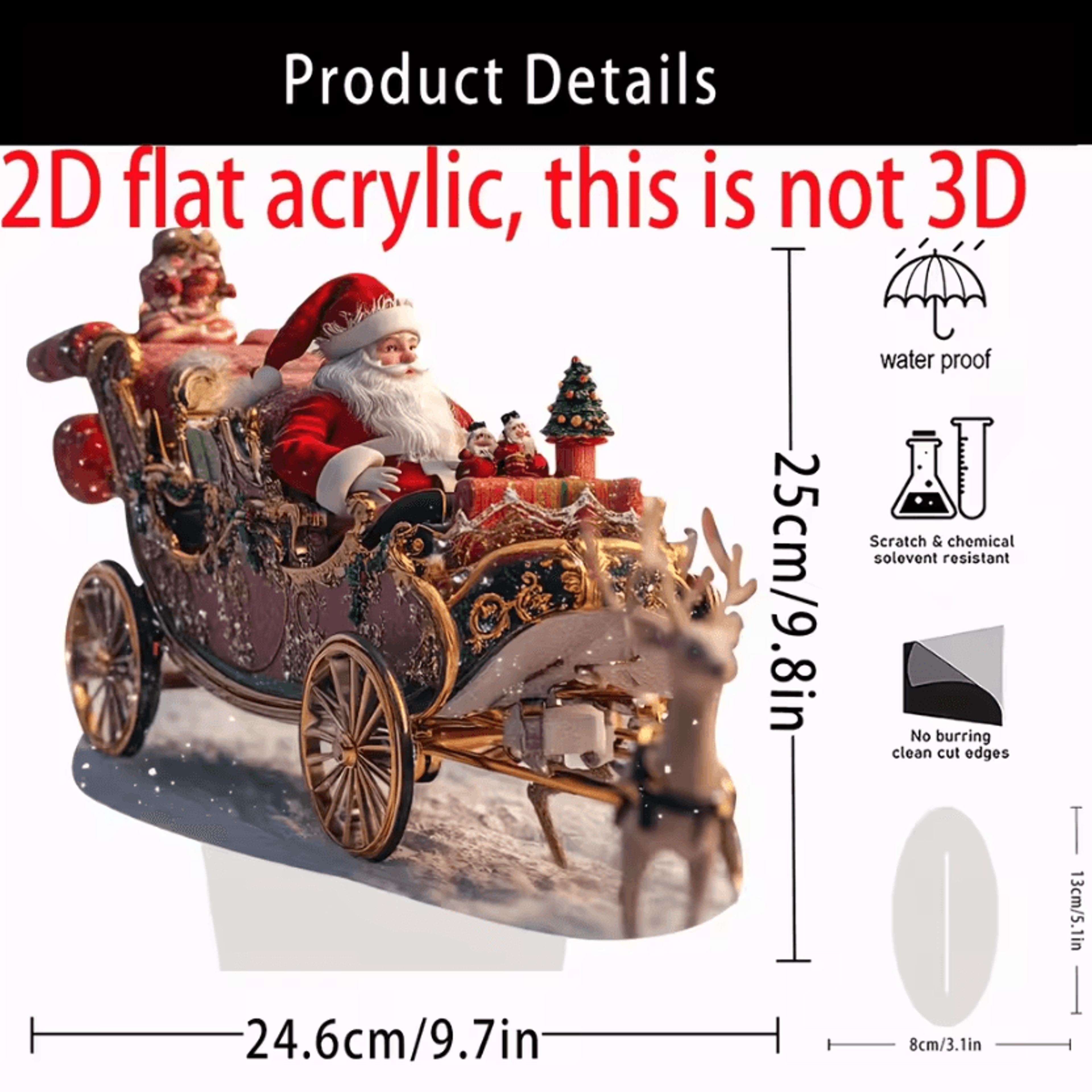 Boho Christmas Wooden Desktop Decor  Christmas Table Decoration Bohemian Christmas Ornament For Hom 9