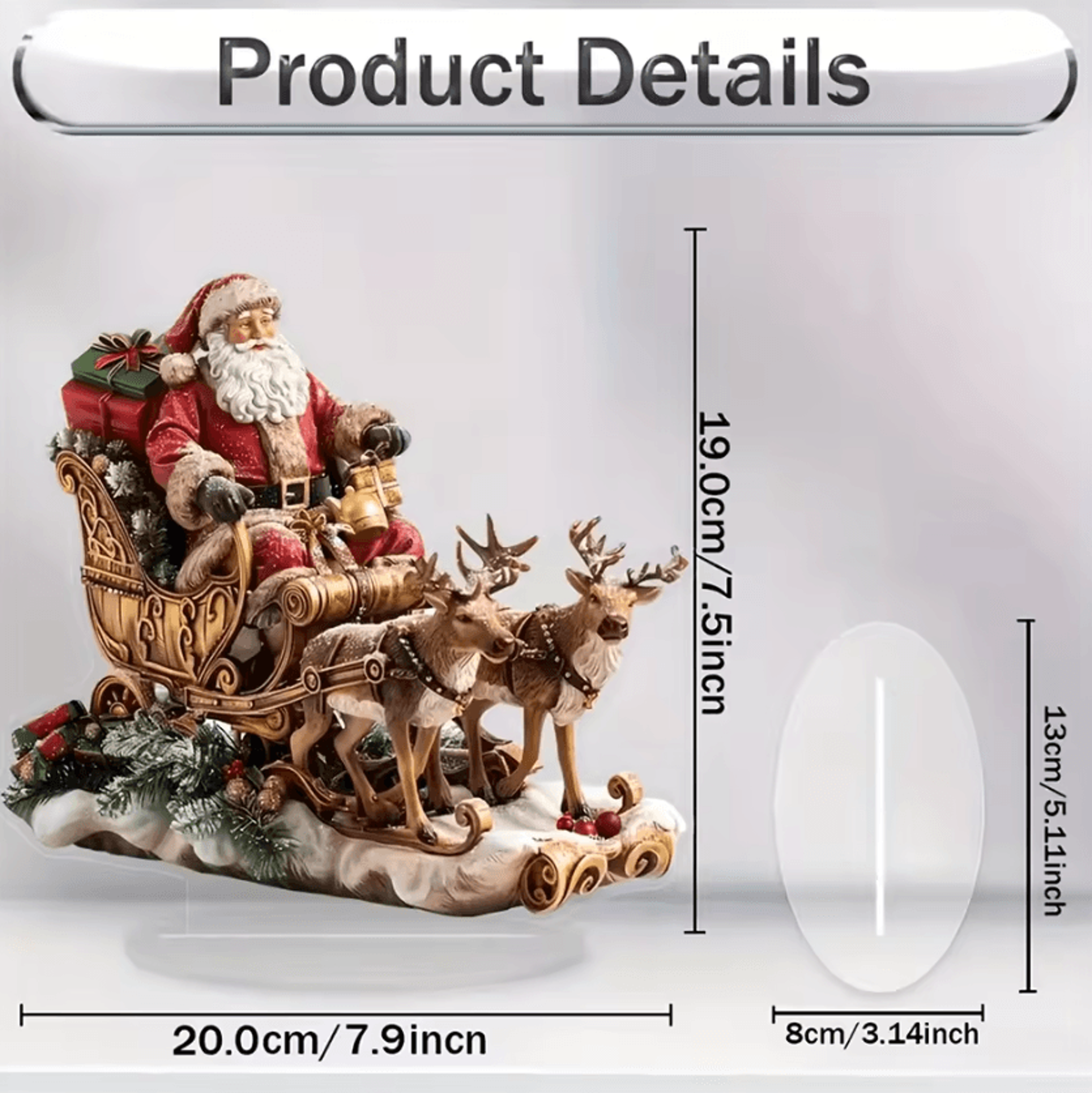 Boho Christmas Wooden Desktop Decor  Christmas Table Decoration Bohemian Christmas Ornament For Hom 11