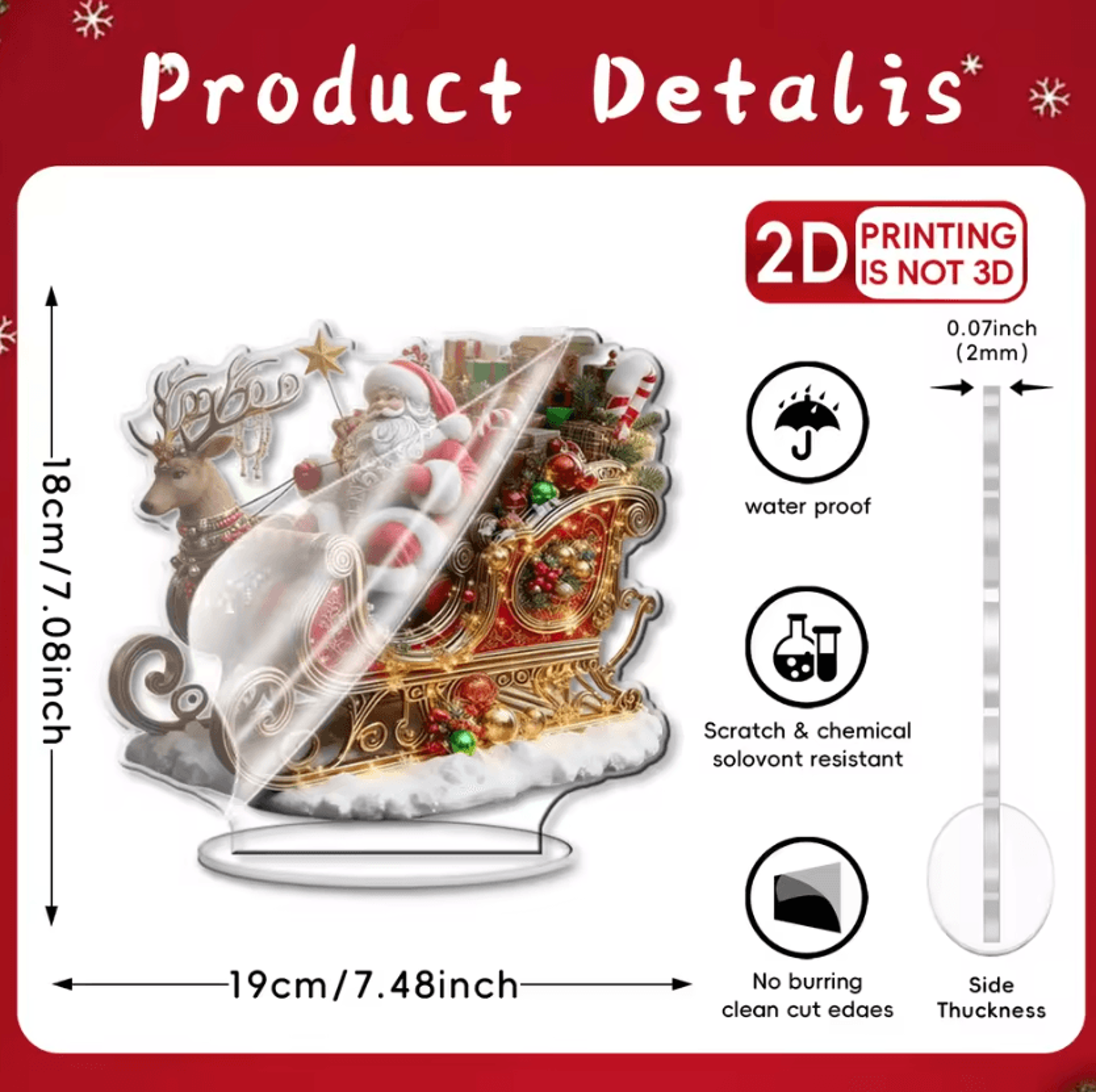 Boho Christmas Wooden Desktop Decor  Christmas Table Decoration Bohemian Christmas Ornament For Hom 7