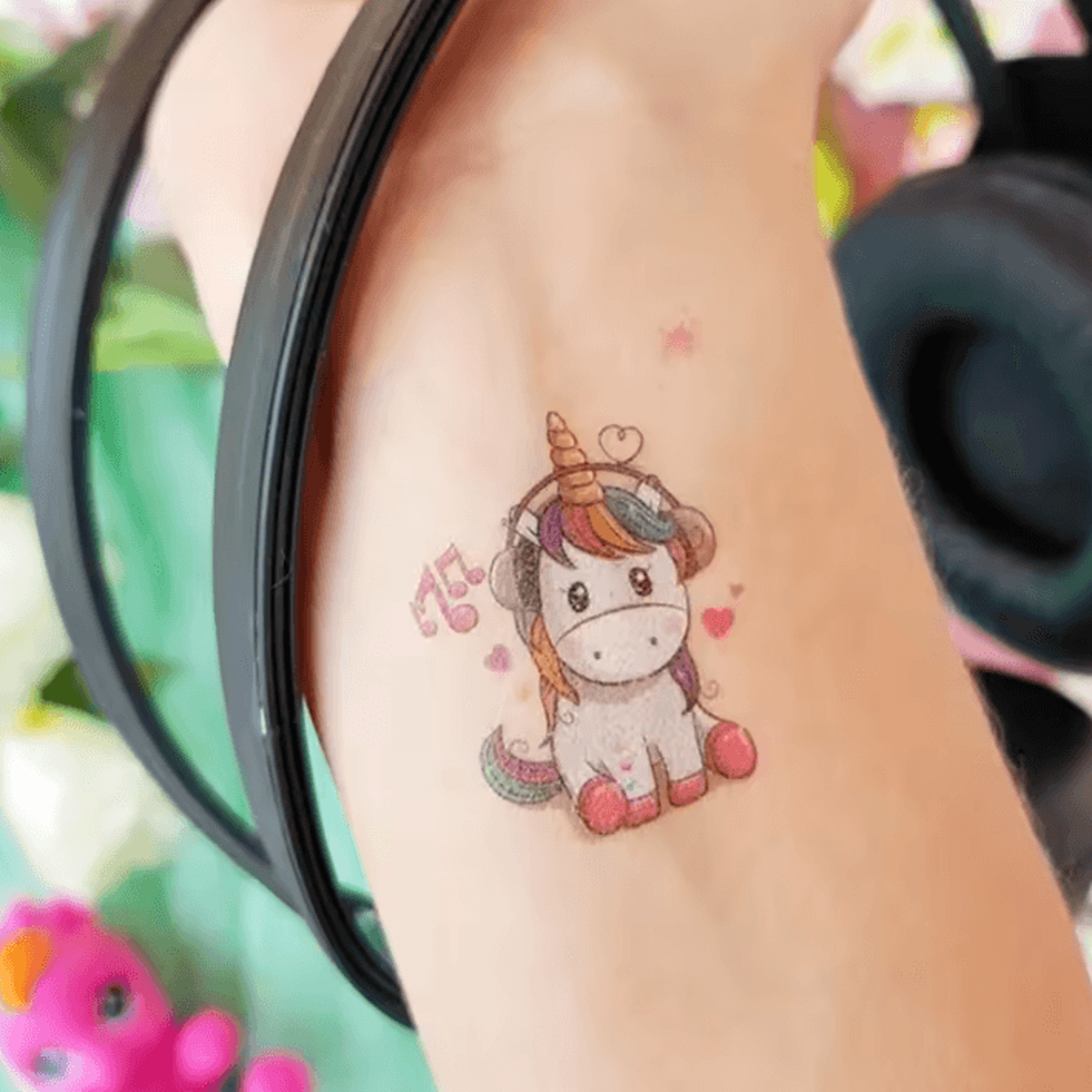 10 Sheets Unicorn Temporary Tattoo Stickers  Unicorn Temporary Tattoos Waterproof Kids Fake Tattoos 2