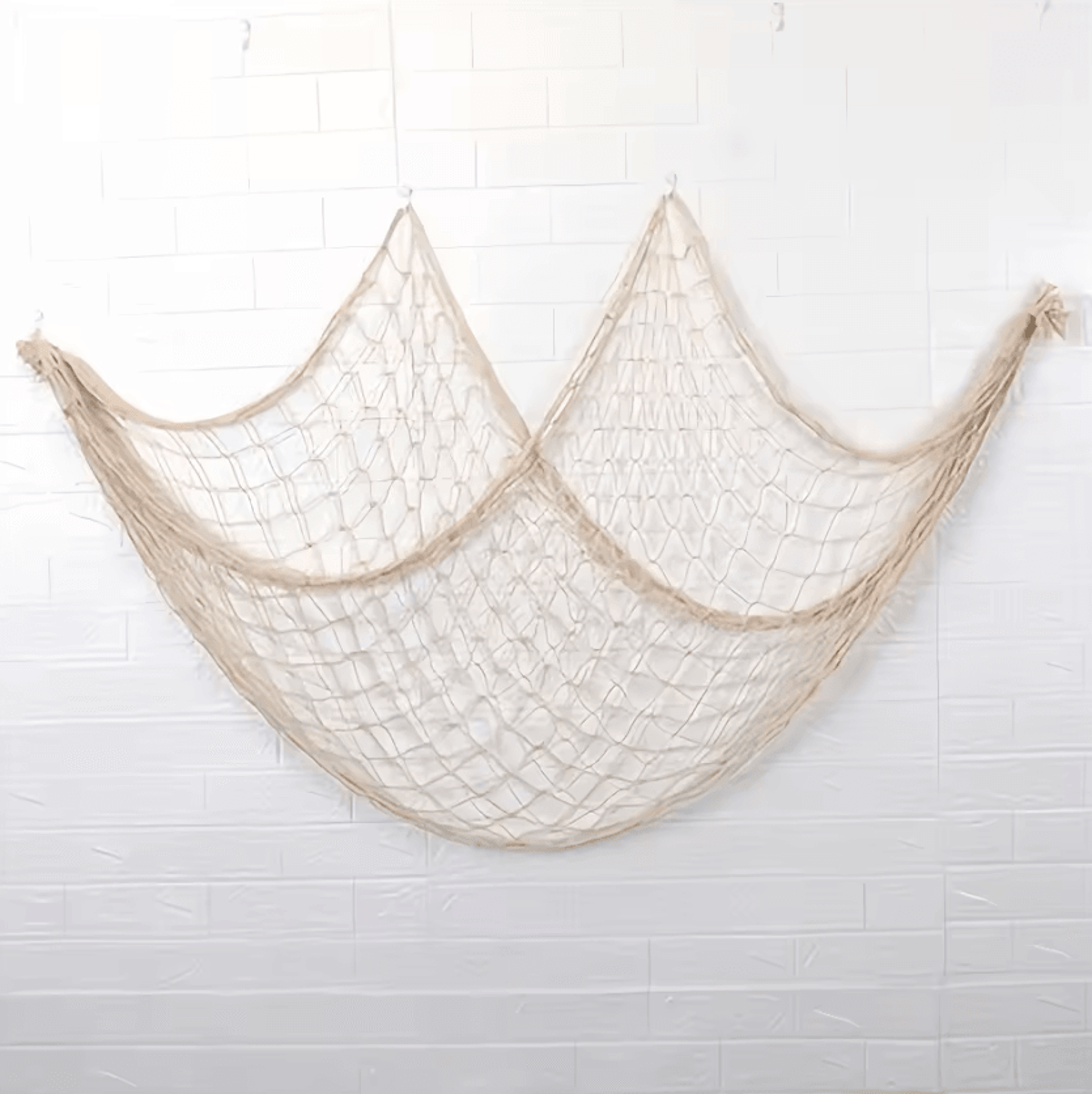 39x79in Decorative Fish Net  Nautical Beach Pirate  Mermaid Party Decor 4