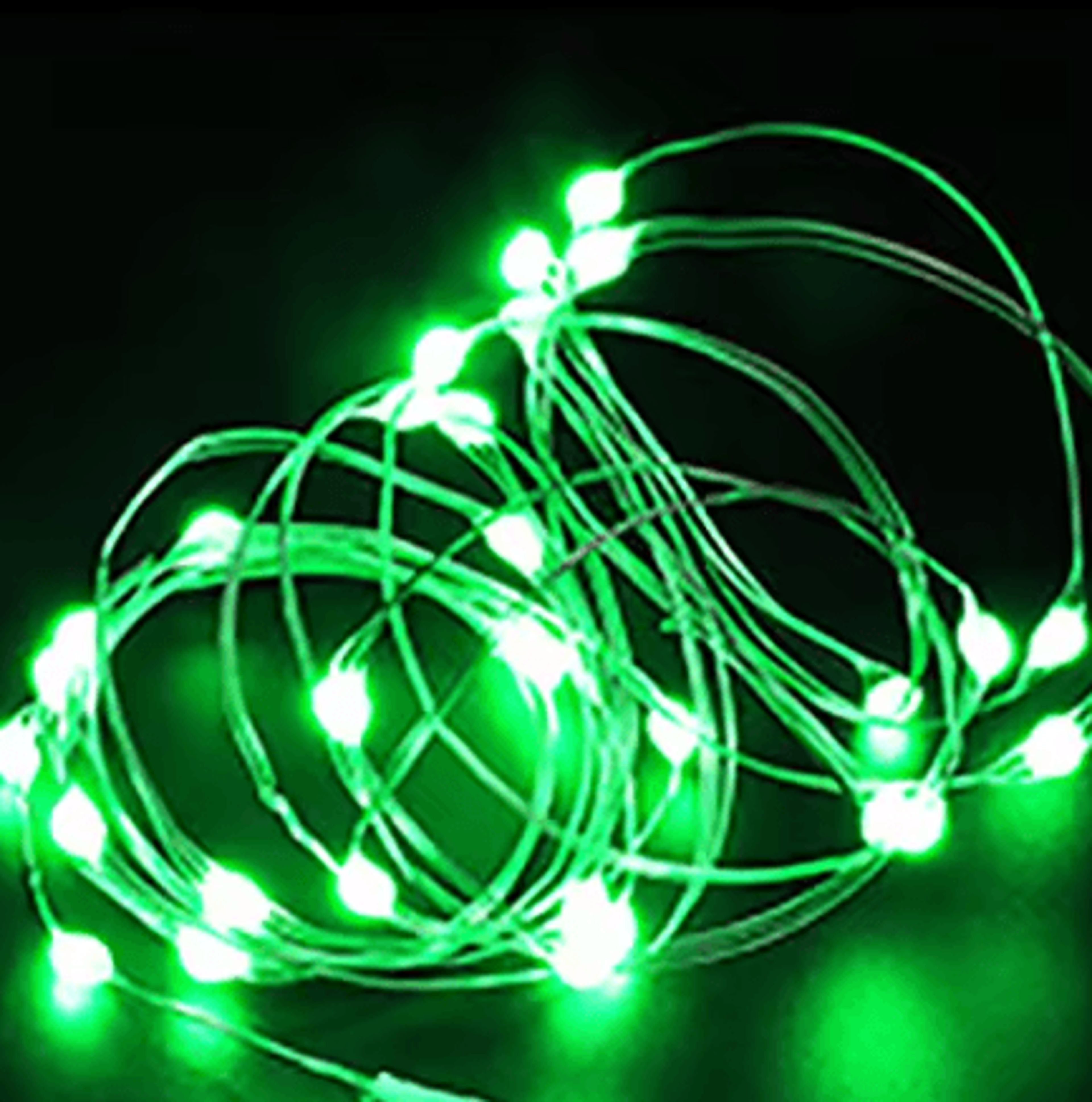 10Pcs Copper Wire LED Fairy String Lights  Battery Powered Holiday  Party Decor 7