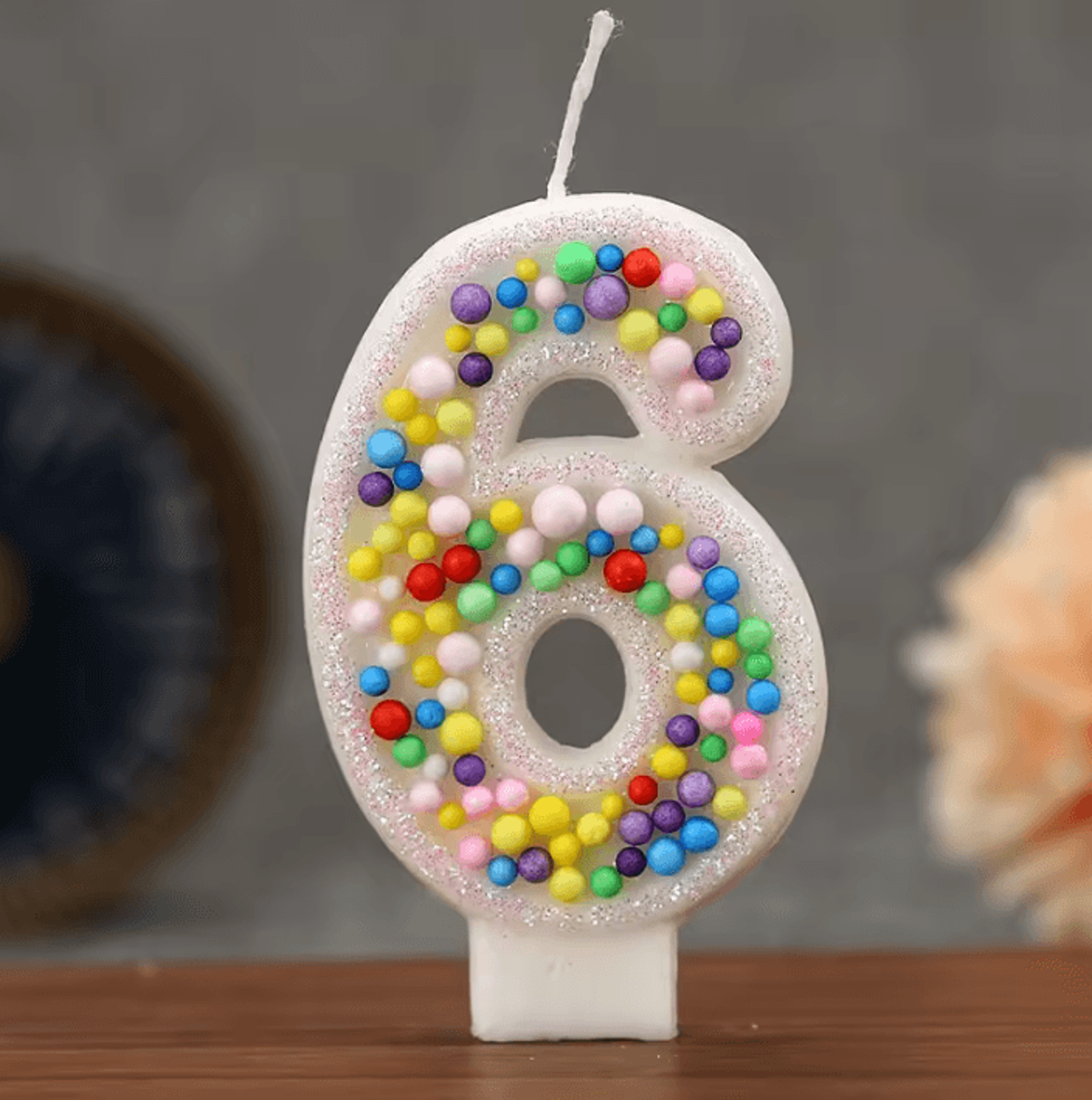 Colorful Ball Number Birthday Candles 09  Creative Cake Topper 7