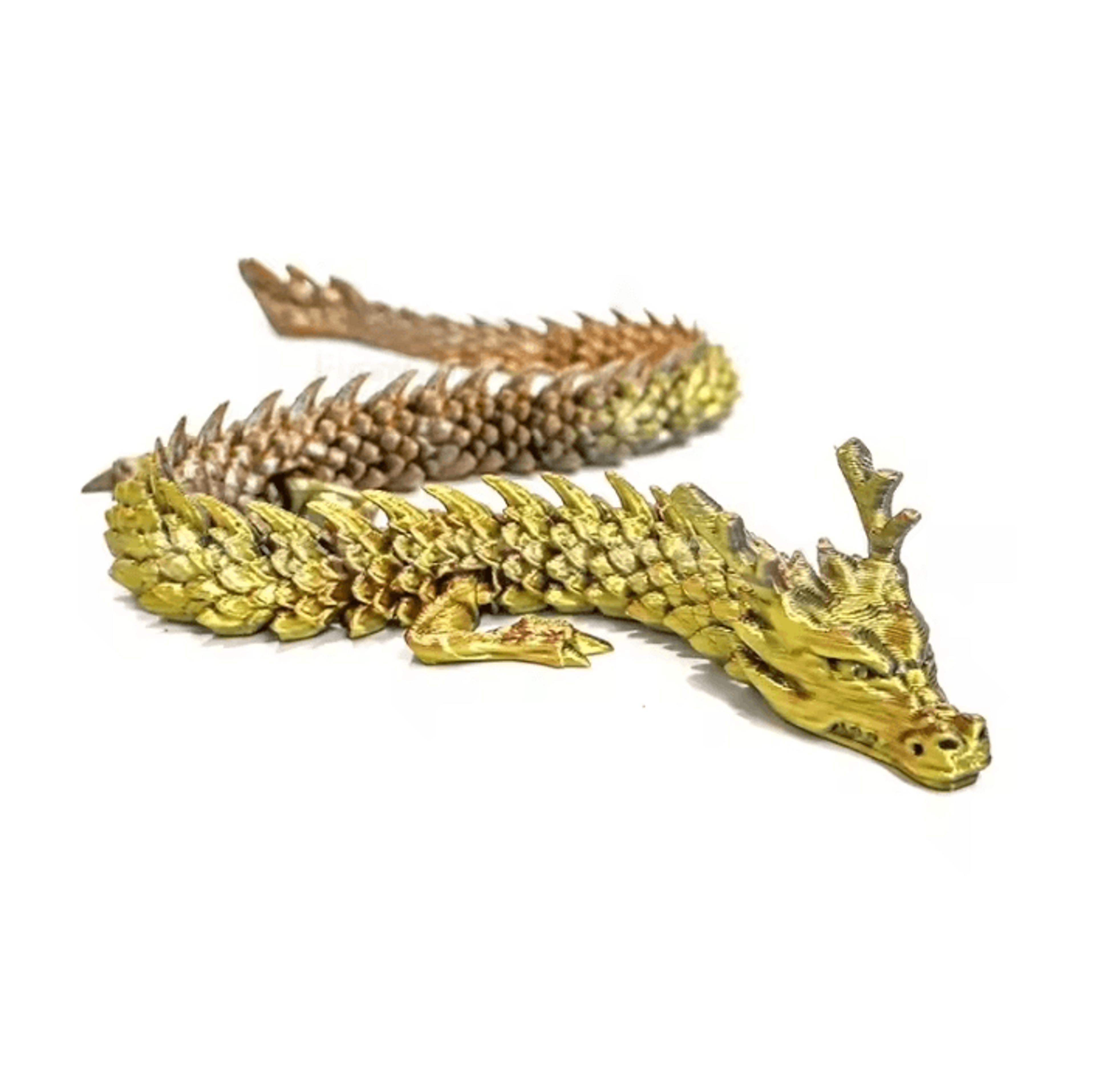 3090cm 3D Printed Articulated Dragon  Flexible Moving Joint Display Ornament 7