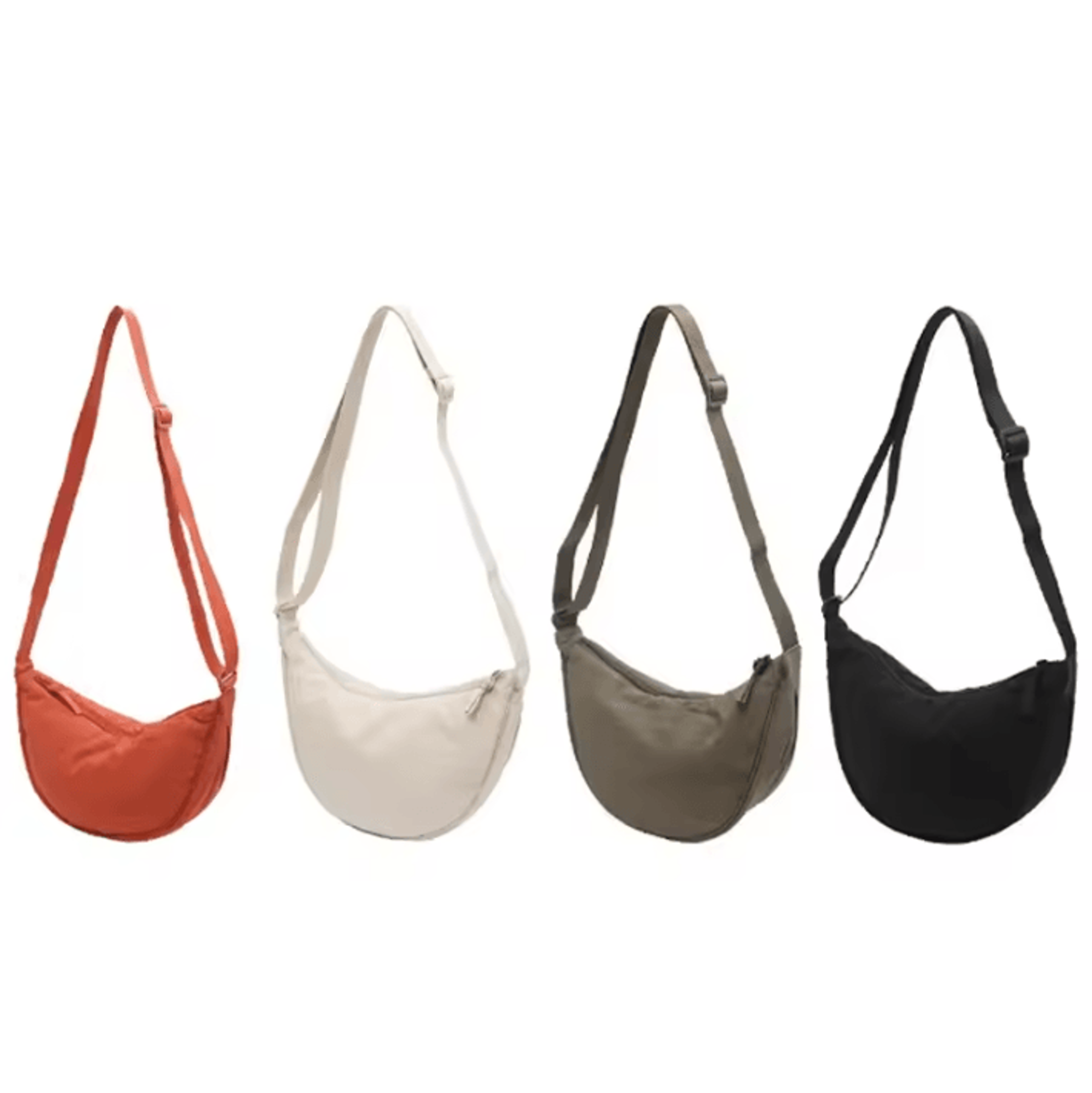 Large Capacity Nylon Dumpling Bag  Casual Shoulder Bag For Travel 0