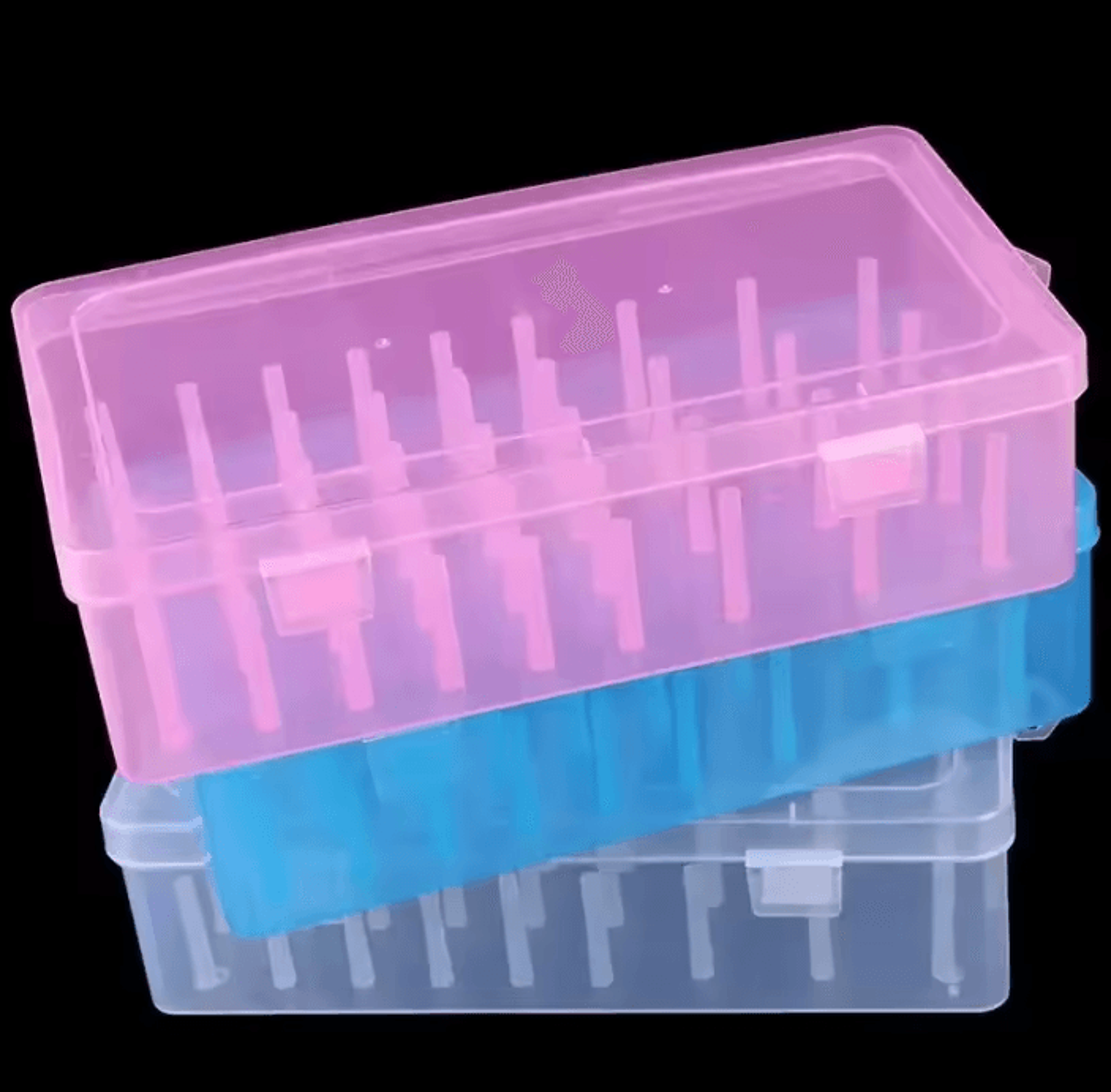42Piece Sewing Thread Organizer Box  24 Spools And Bobbin Storage Case 0