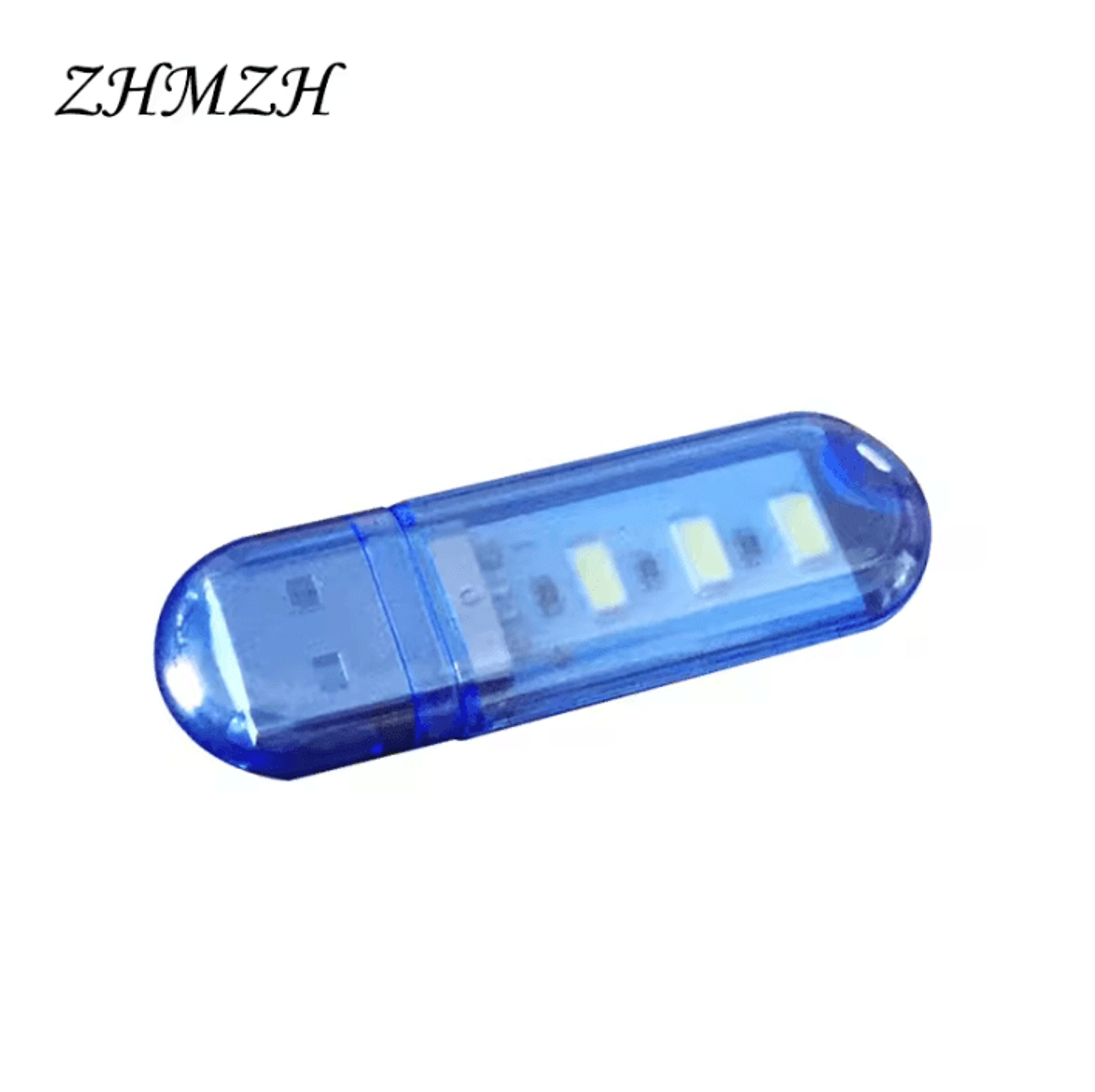 Mini USB LED Reading Light  3LED 15W Portable Night Lamp 8