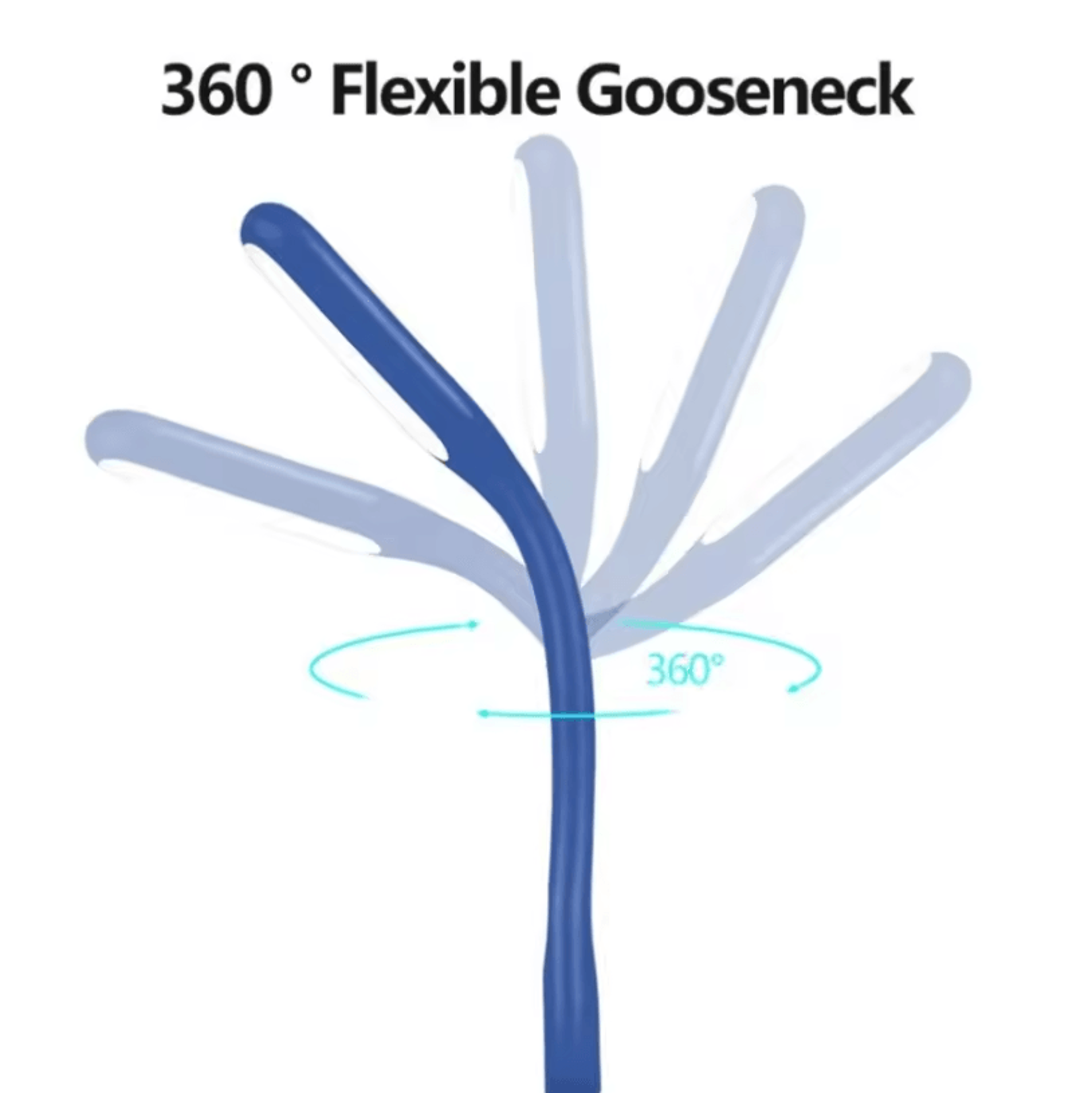 Portable USB 5V LED Reading Light  Flexible Mini Book And Laptop Lamp 1