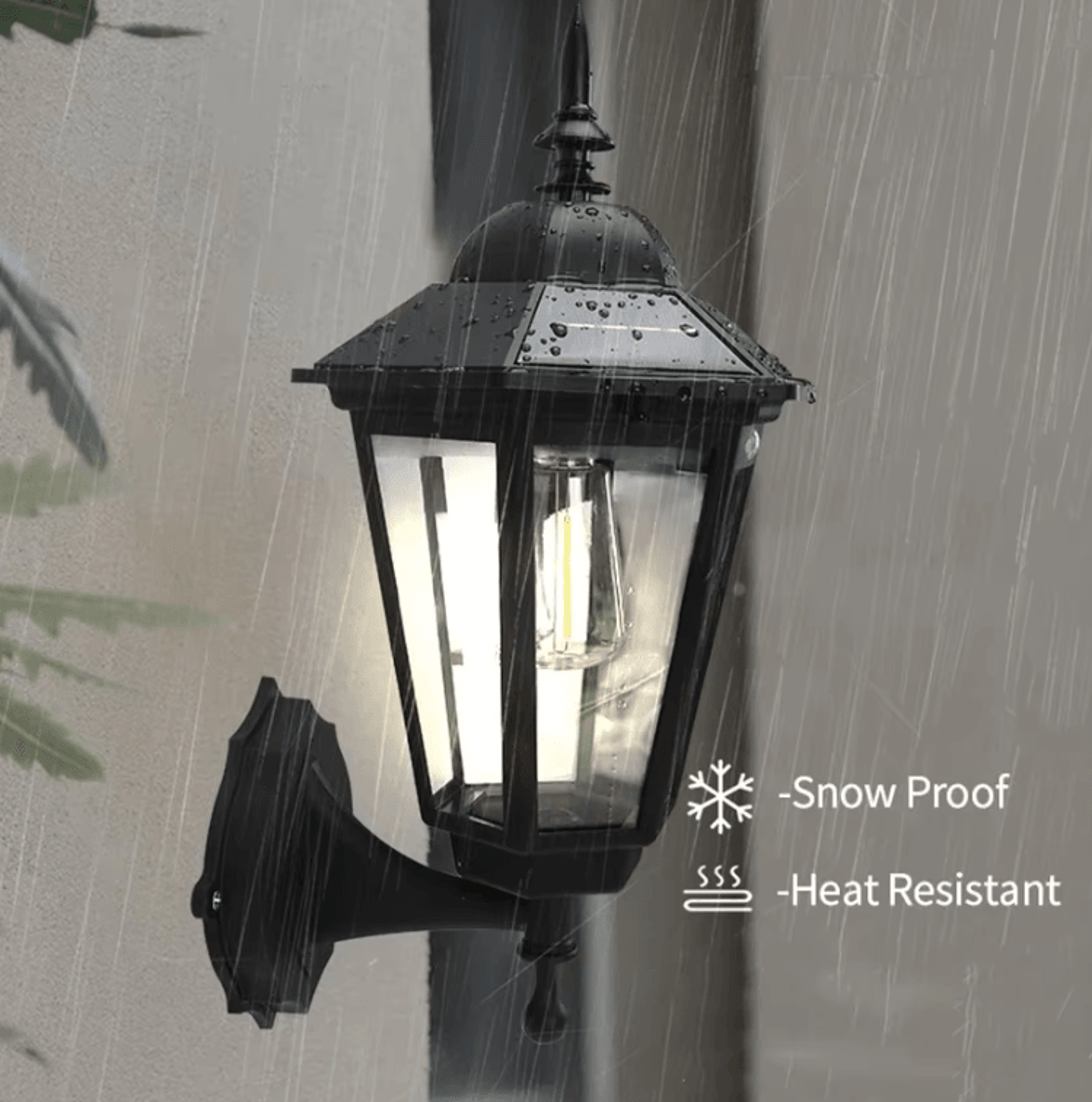 Retro Solar Pathway Light  Vintage Outdoor Garden LED Lamp 1