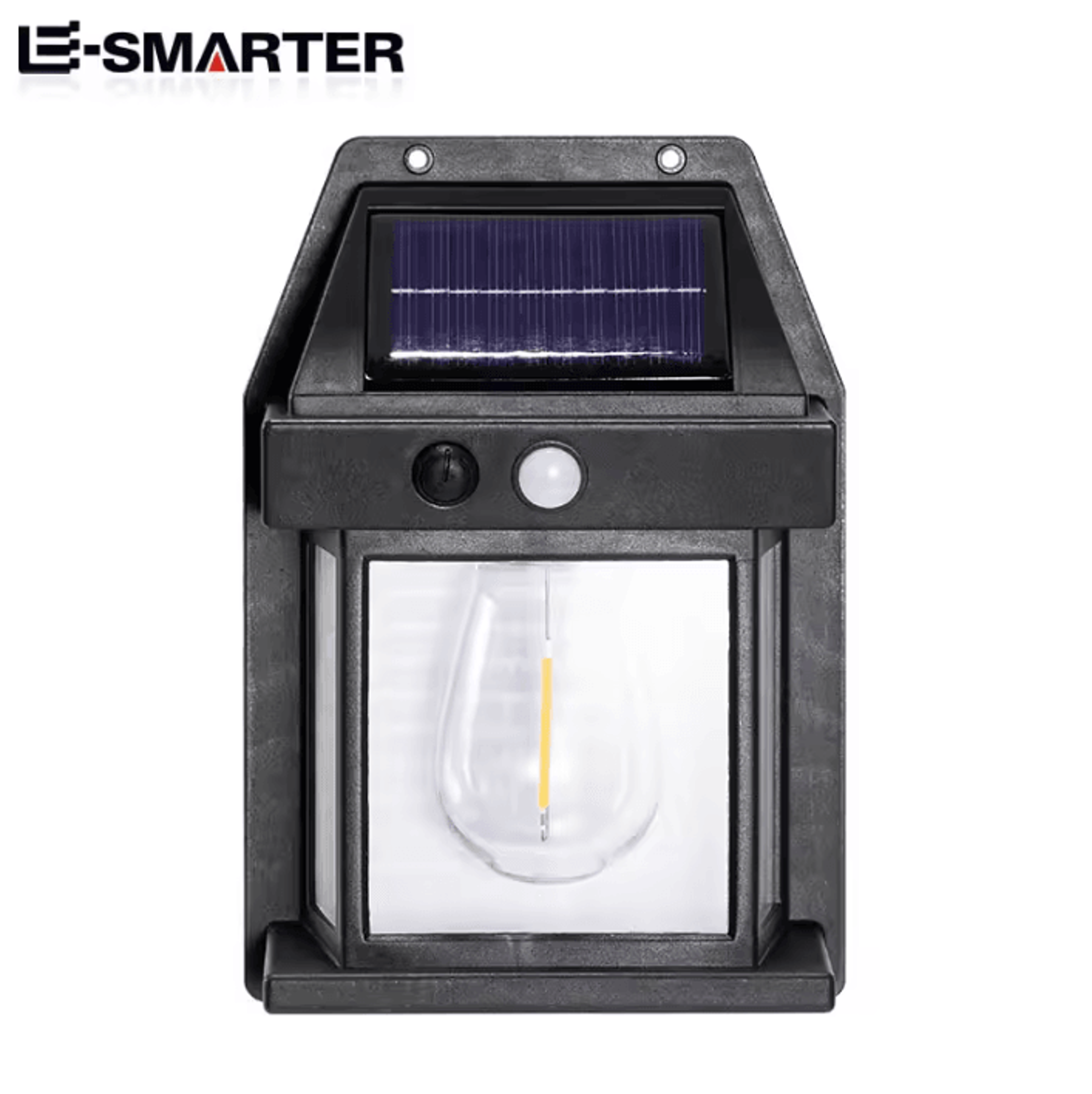 Solar Tungsten Motion Sensor Wall Light  3 Mode Waterproof Outdoor Lantern 3