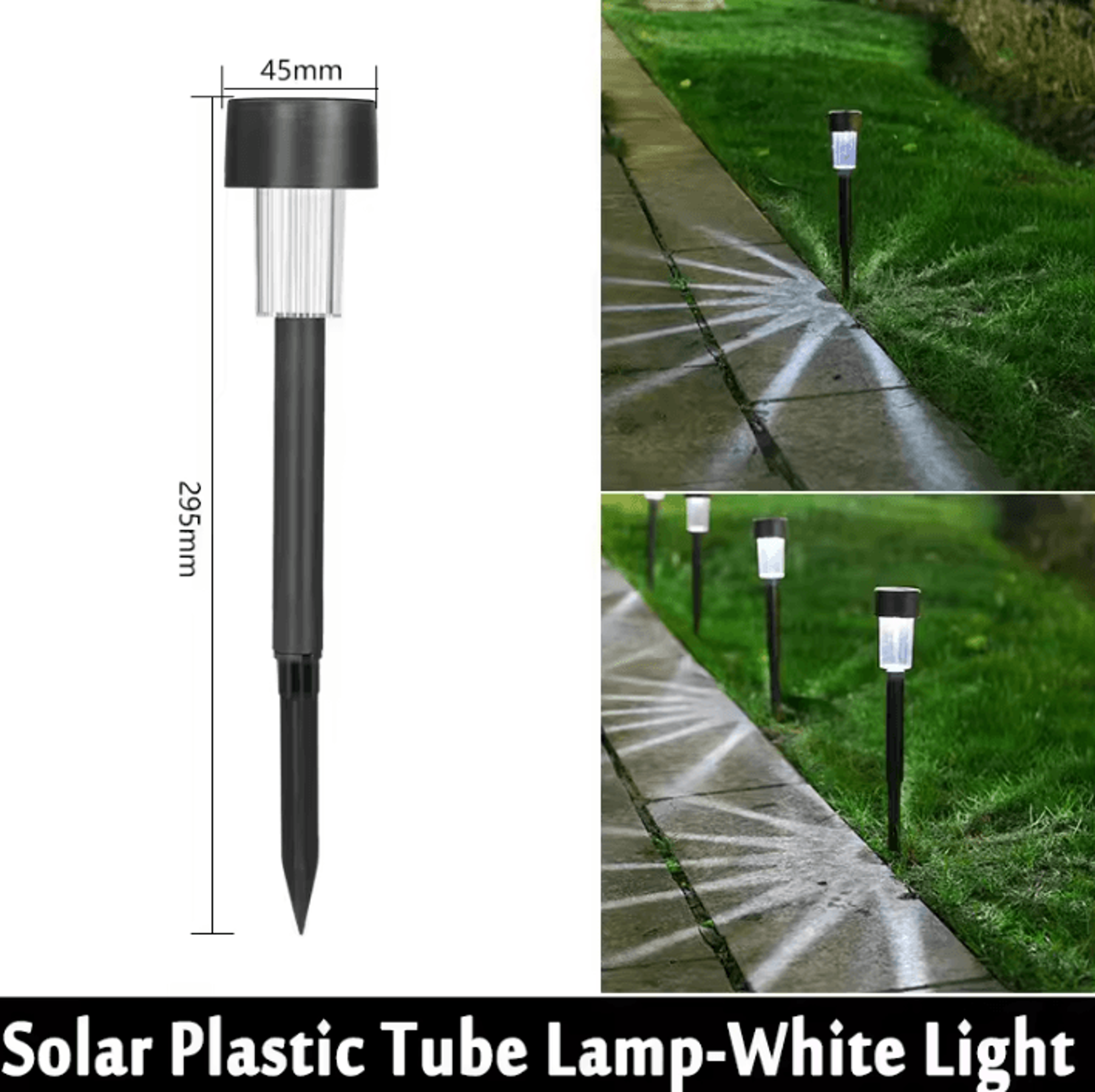 10 Pack Solar Garden Lanterns  Waterproof Outdoor Pathway Lights 3