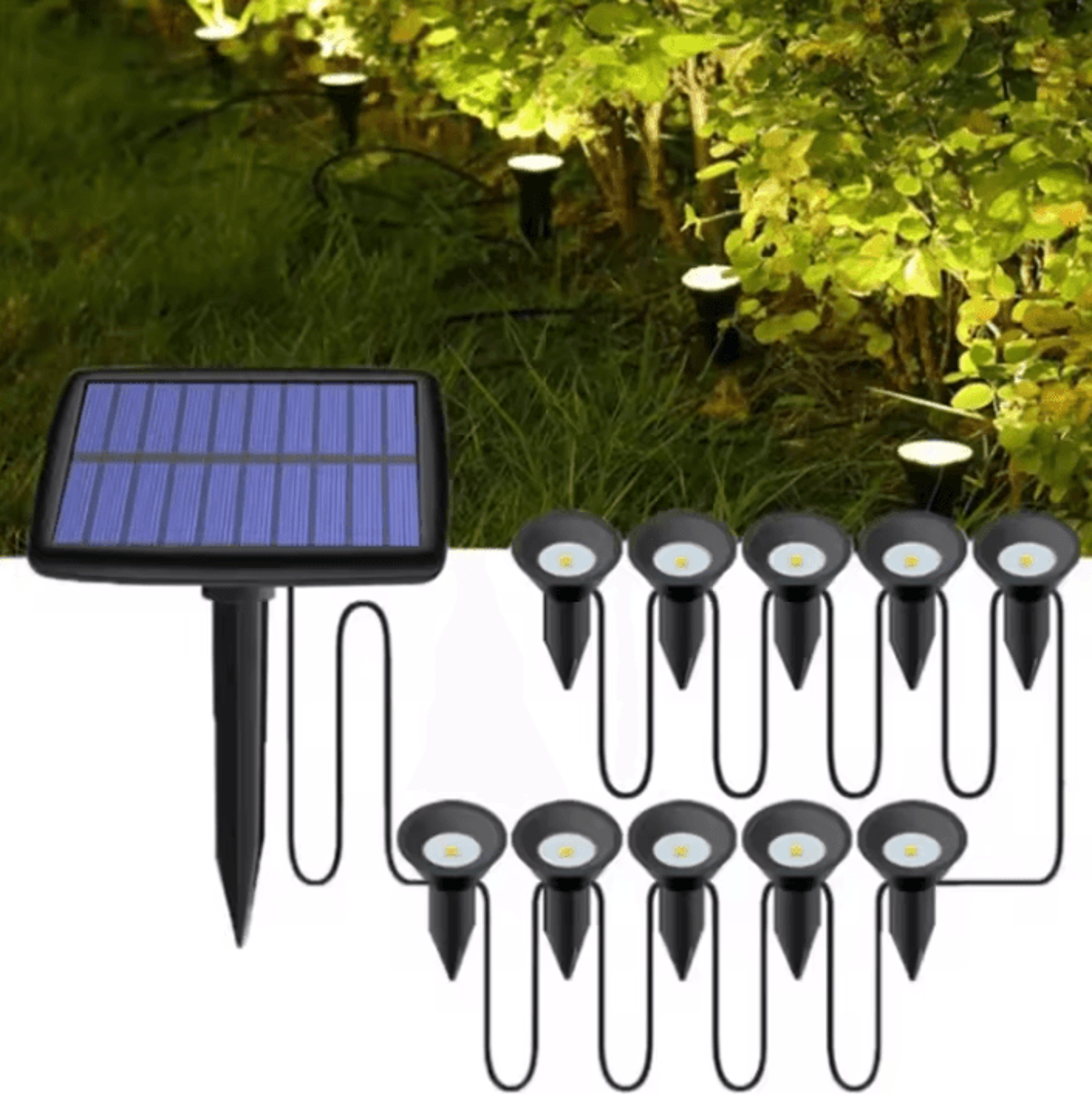 IP65 Solar Pathway Lights  Outdoor Garden And Lawn Landscape Lamps 0