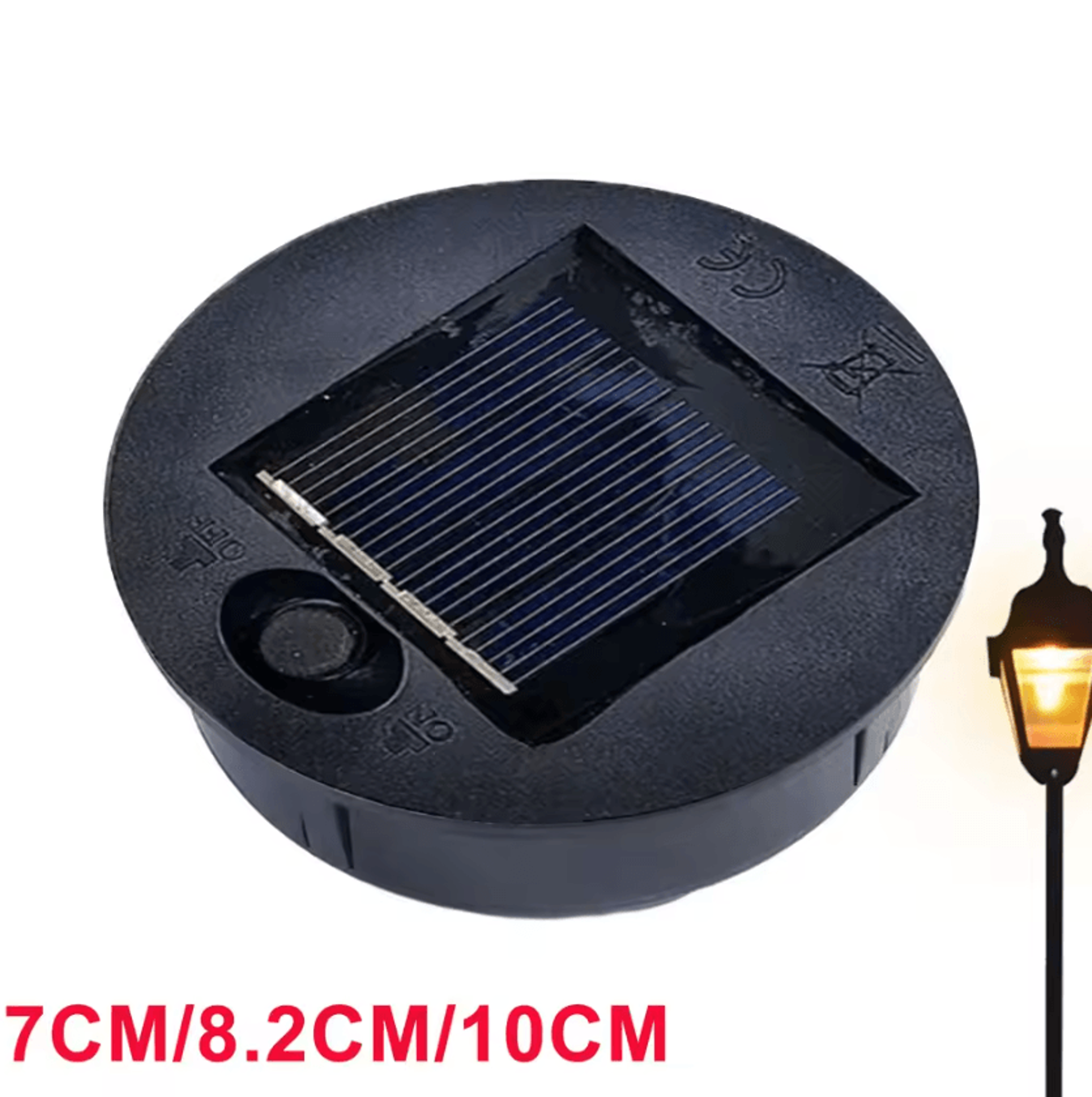 7CM10CM Solar Lantern Replacement Top  Waterproof 12V LED Lid 0