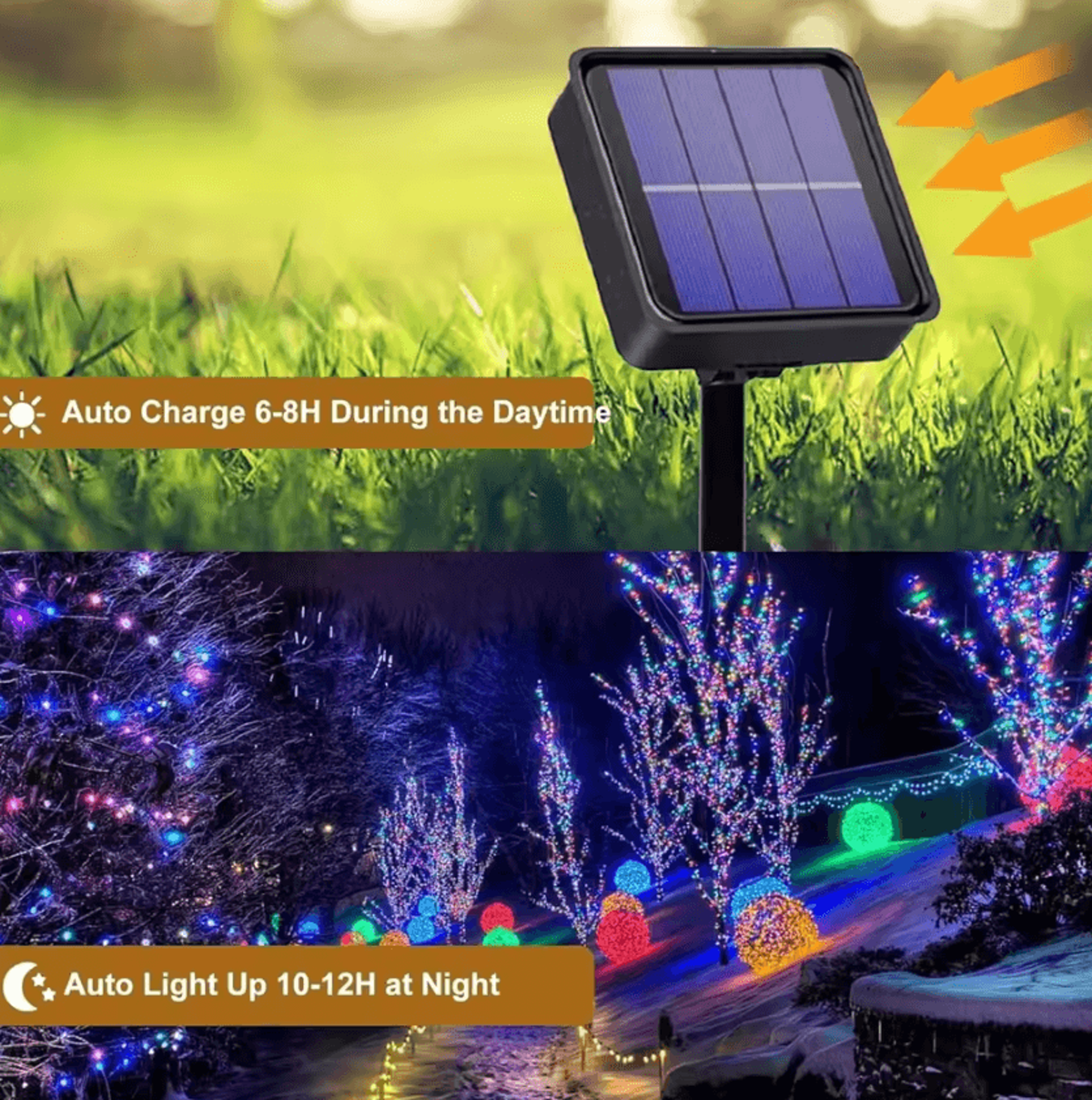 7M32M Solar Fairy String Lights  Waterproof Outdoor Garden Garland 1