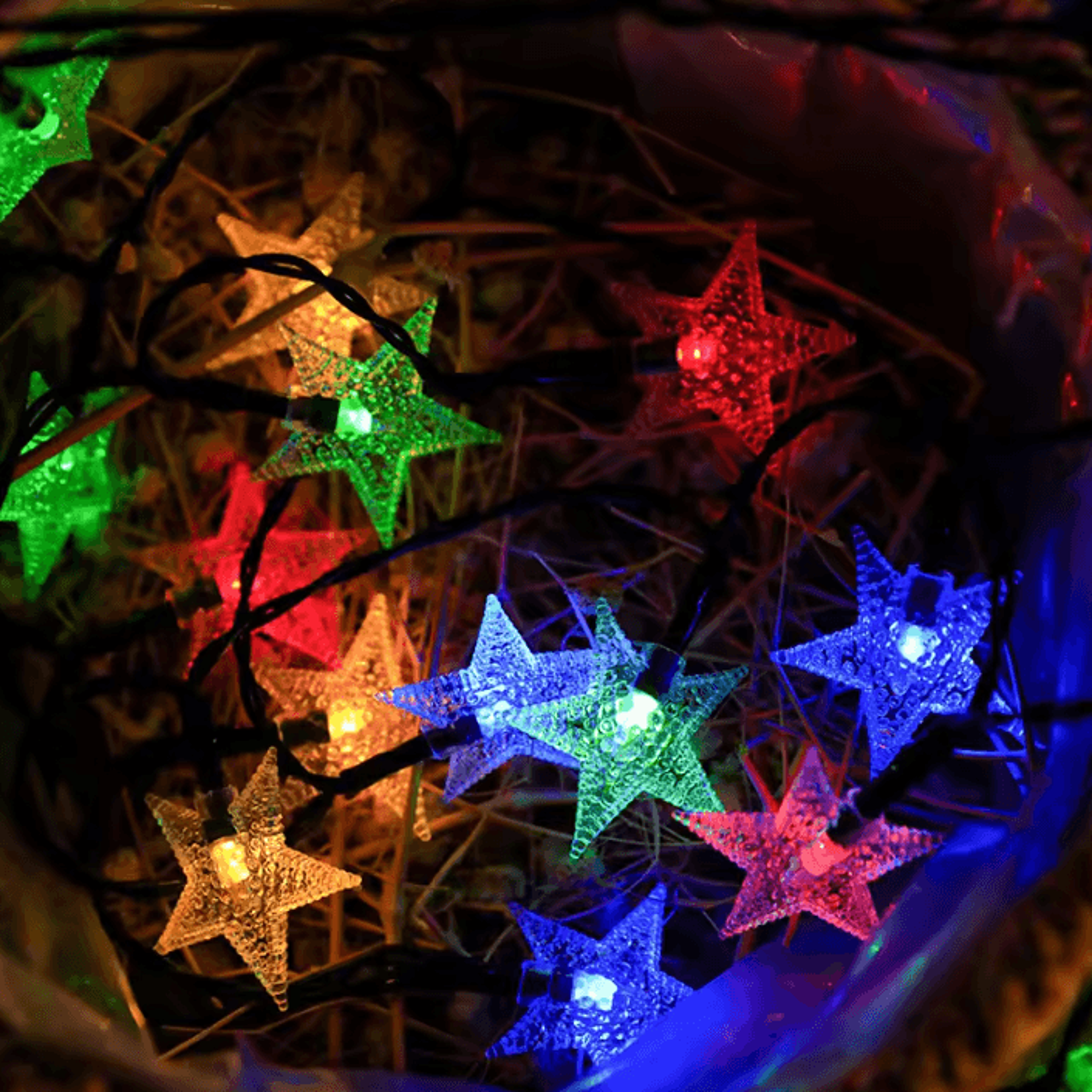 Solar Star String Lights  Waterproof 8 Mode Outdoor Fairy Lights 2