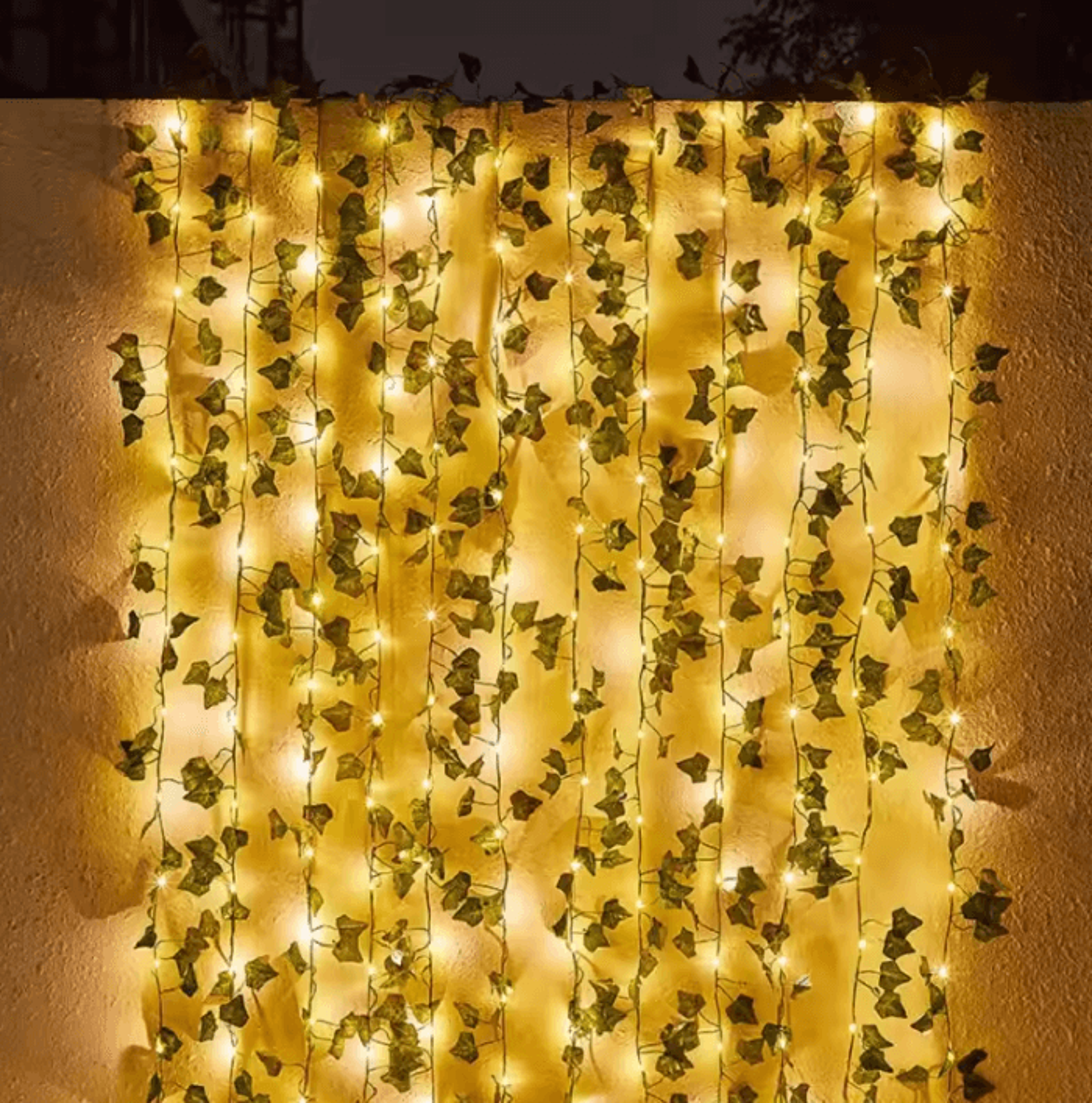 Solar Leaf Flower String Lights  Outdoor Garden Garland Fairy Lights 2