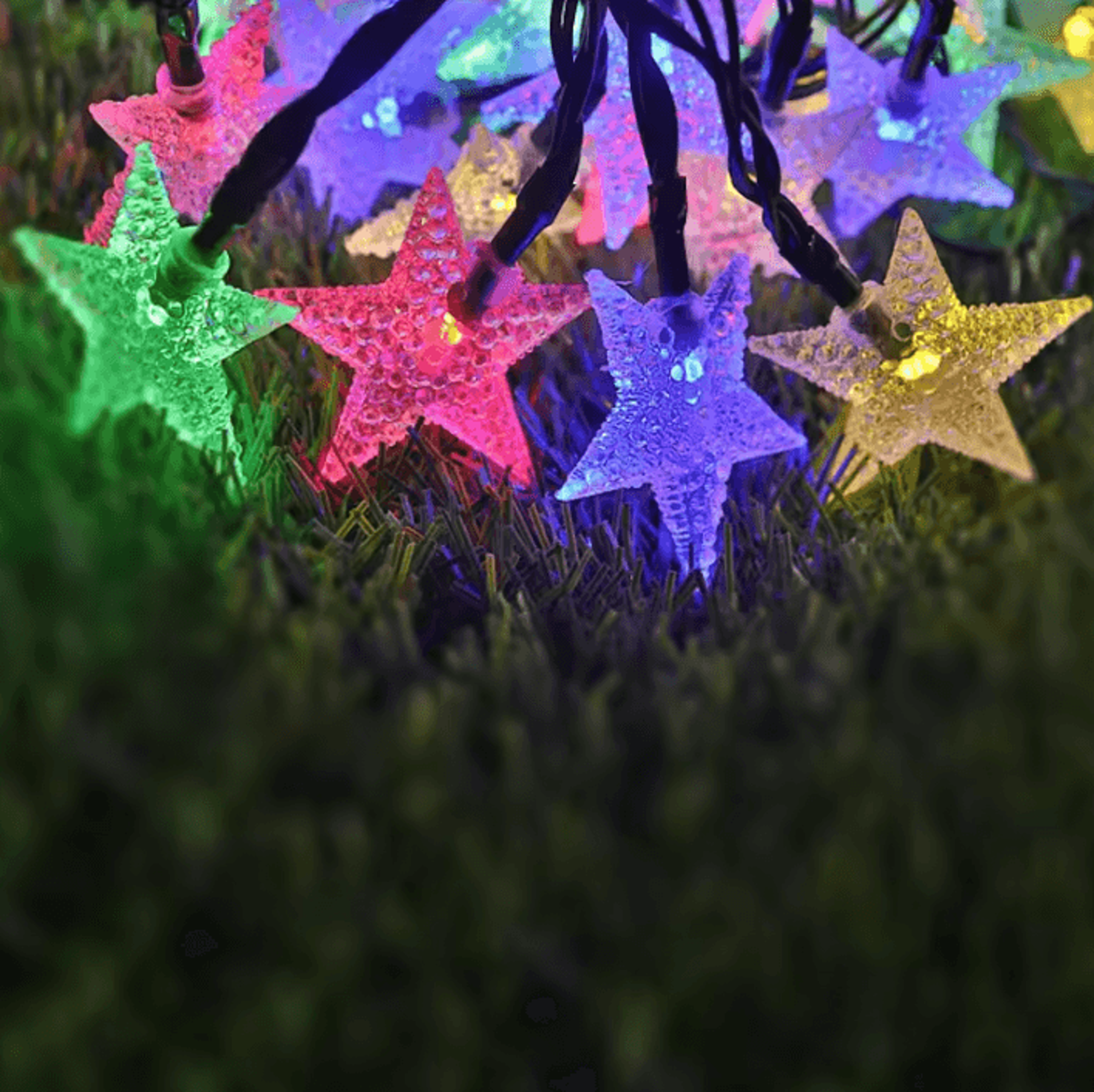 Solar Star String Lights  Waterproof Outdoor Fairy Lights 1