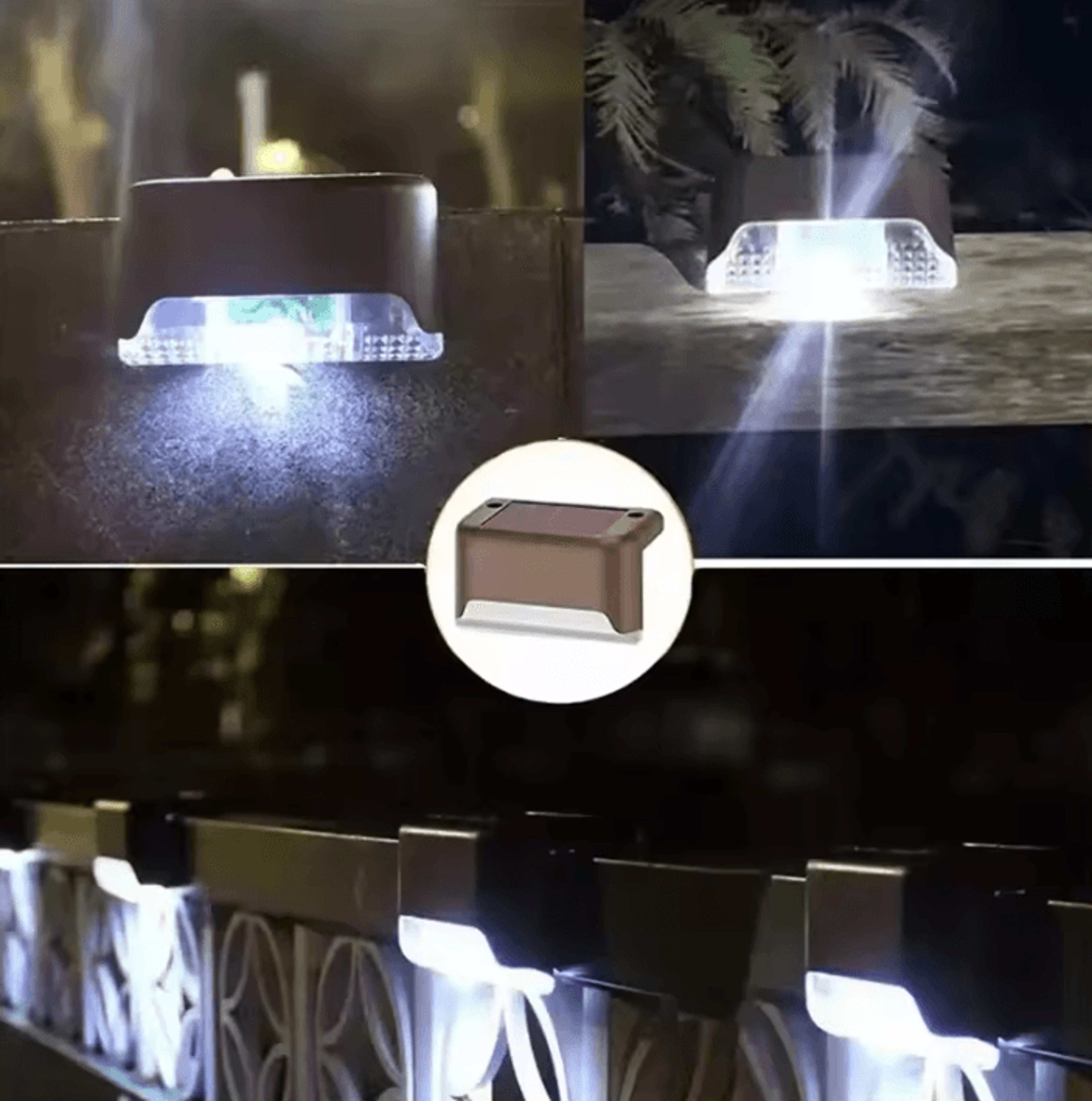Solar LED Step Lights  Waterproof Deck And Stair Garden Lamps 3