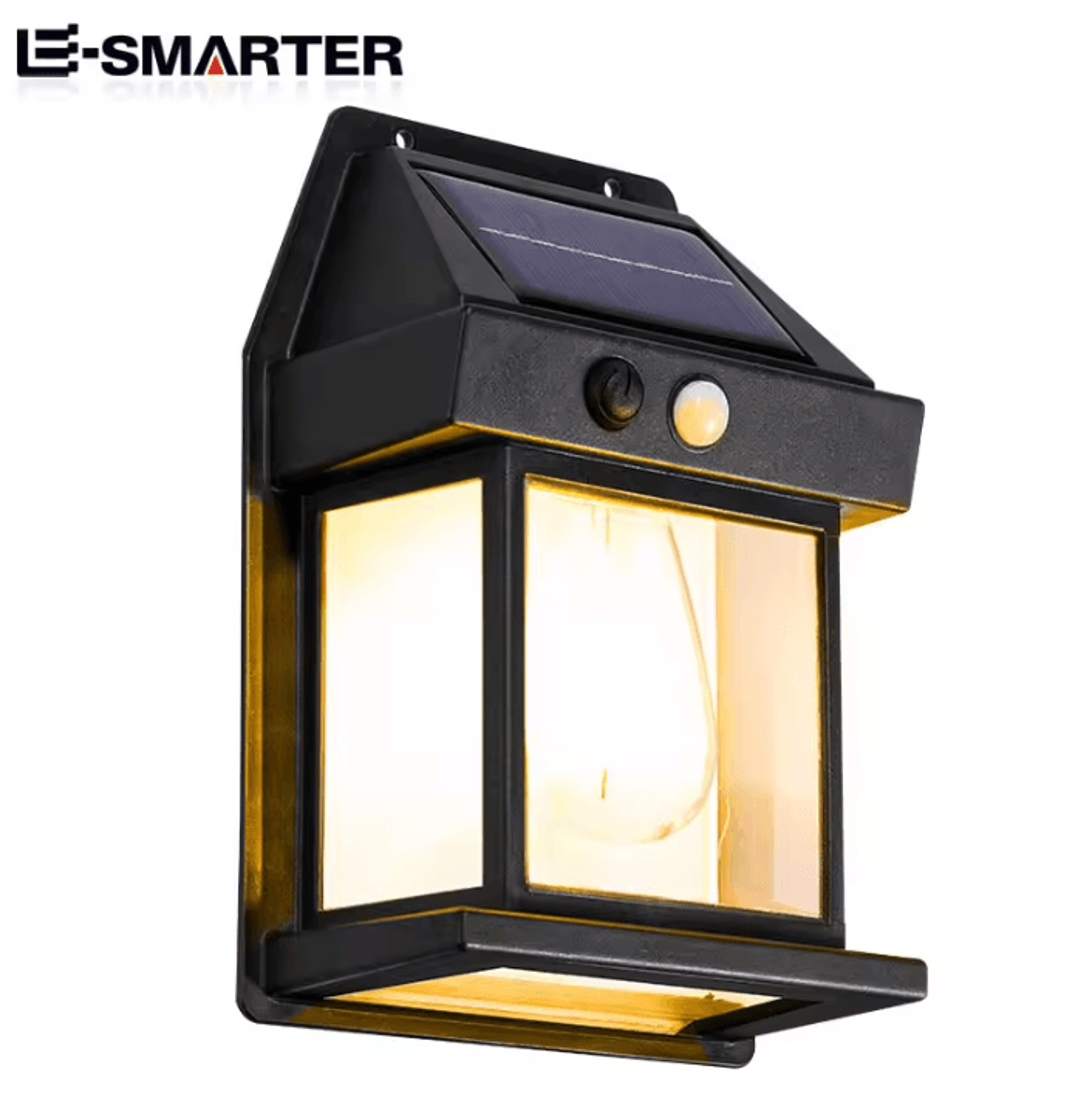 Solar Motion Sensor Wall Light Waterproof Outdoor Tungsten Lantern 1