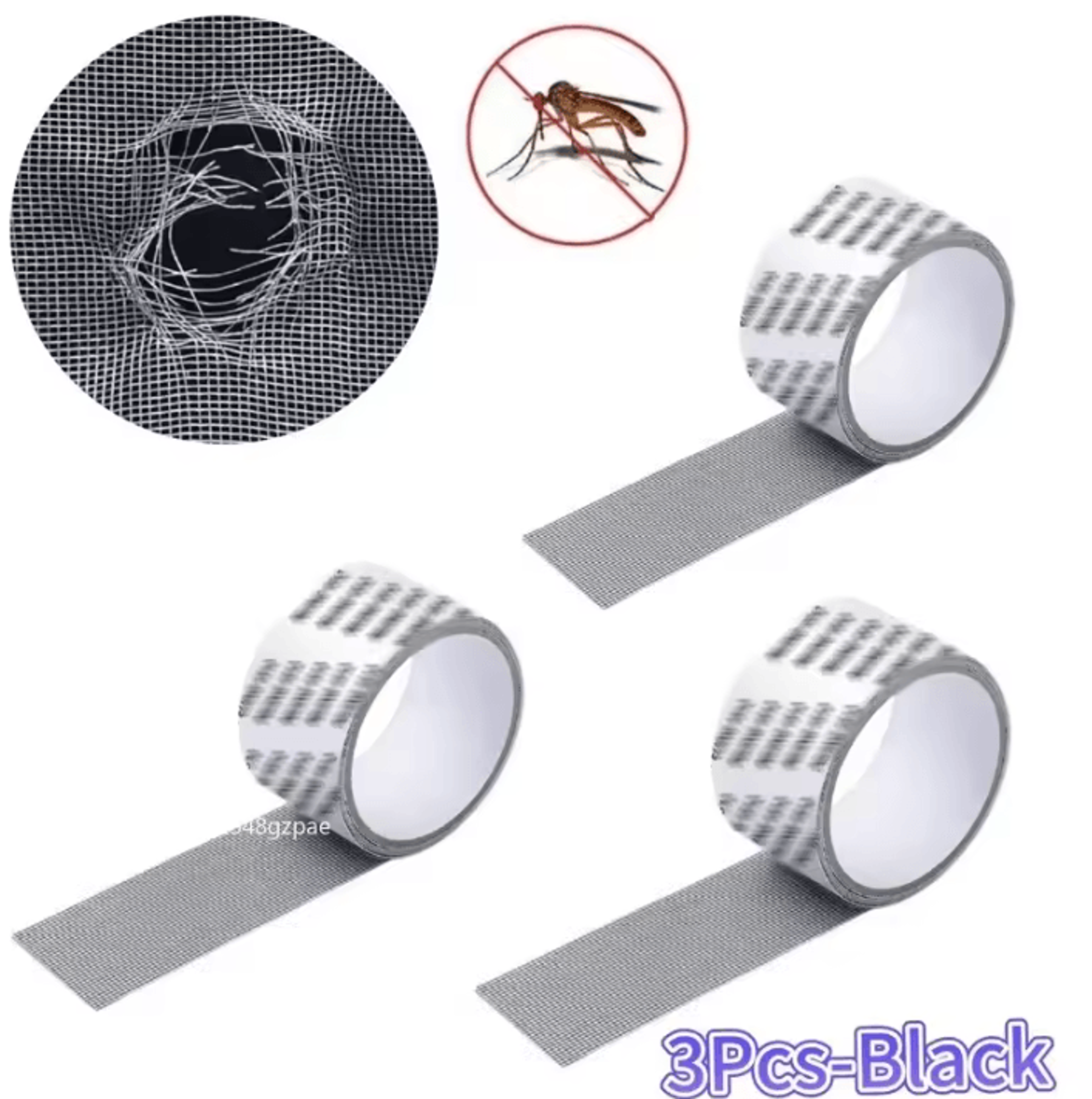 Waterproof Window Screen Repair Tape SelfAdhesive Mesh Patch 7