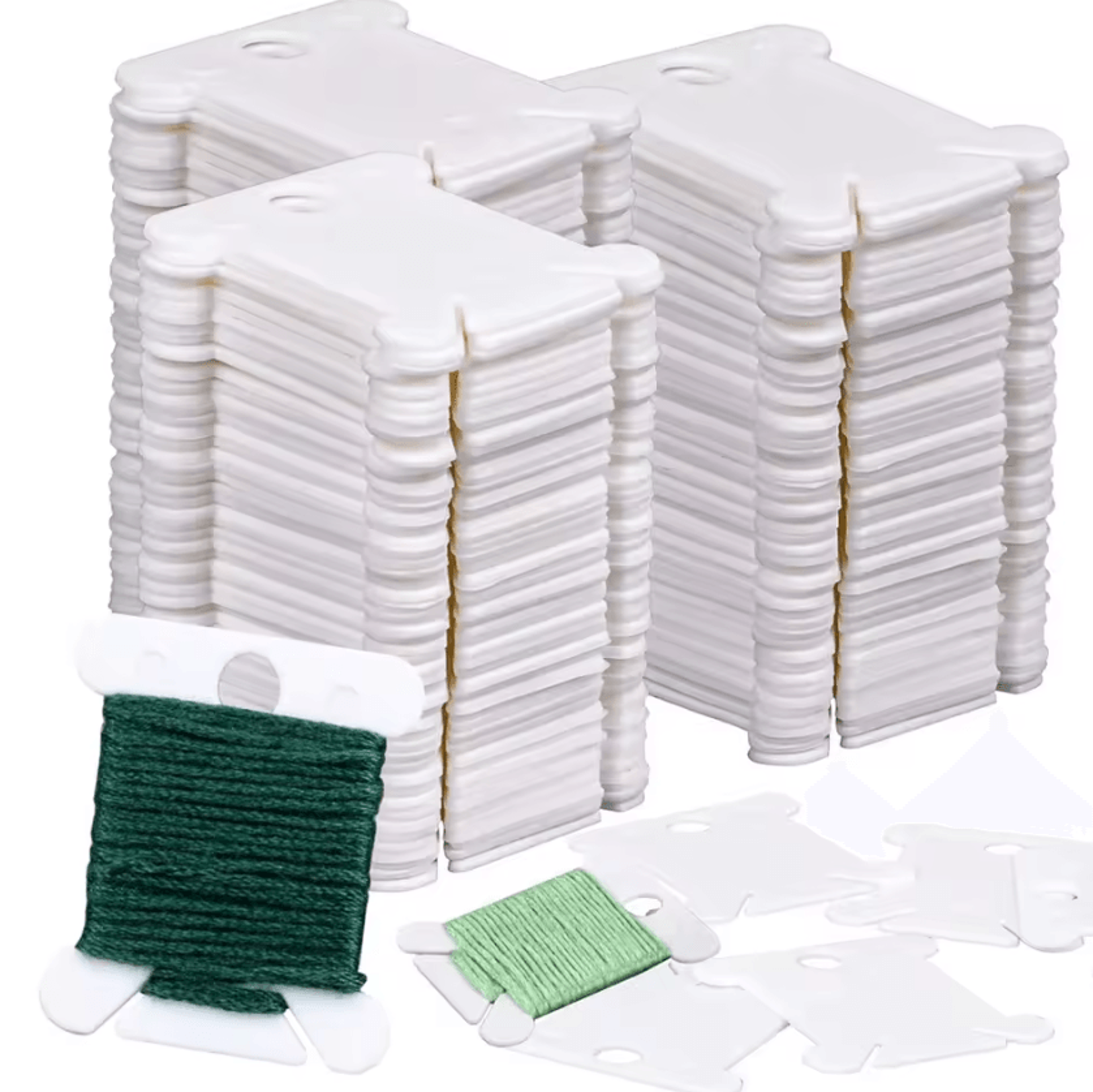 Plastic Embroidery Floss Bobbins And Thread Organizer For Cross Stitch 0