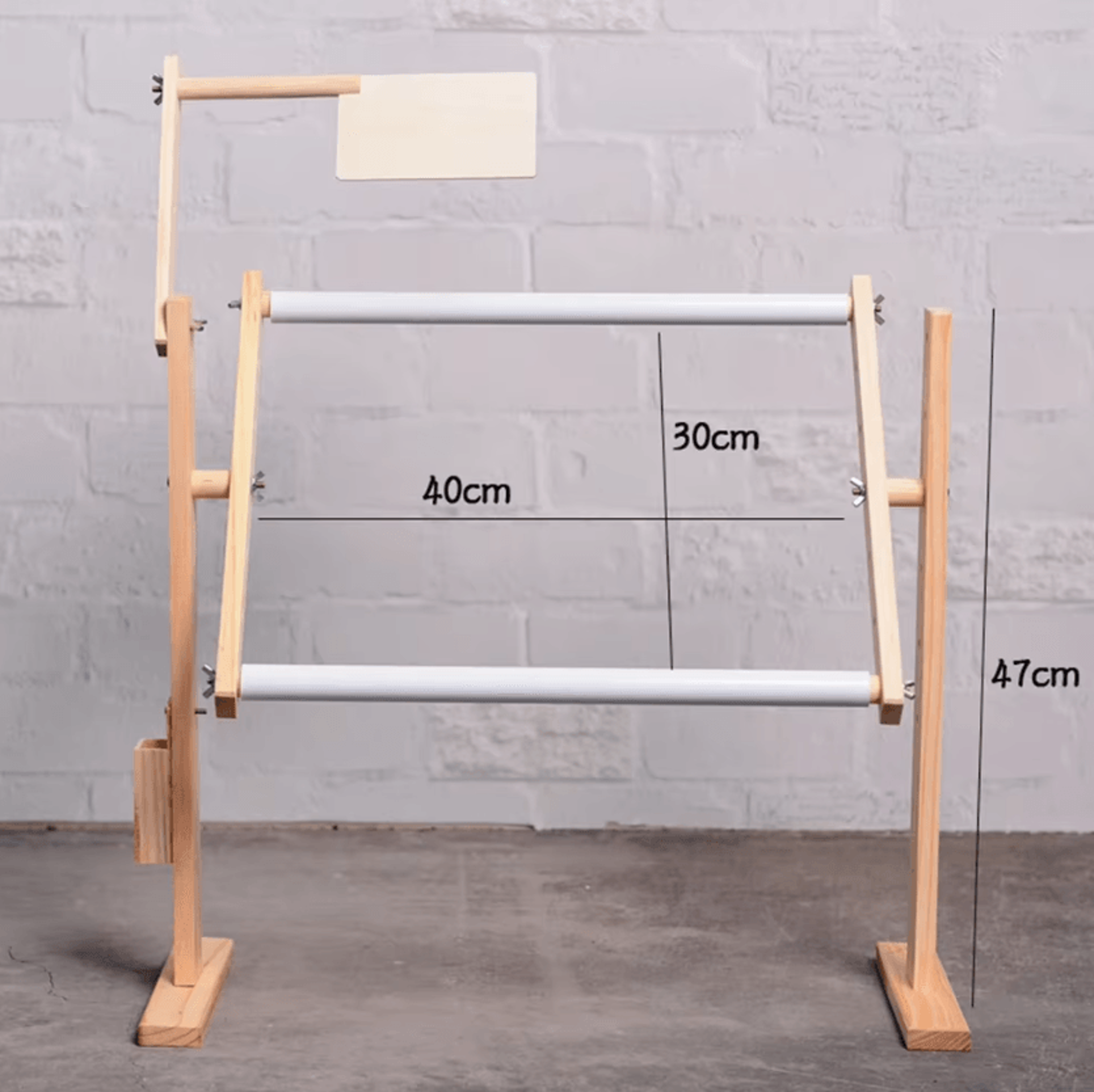 Adjustable Wooden Embroidery Stand  Solid Wood Cross Stitch Frame 2