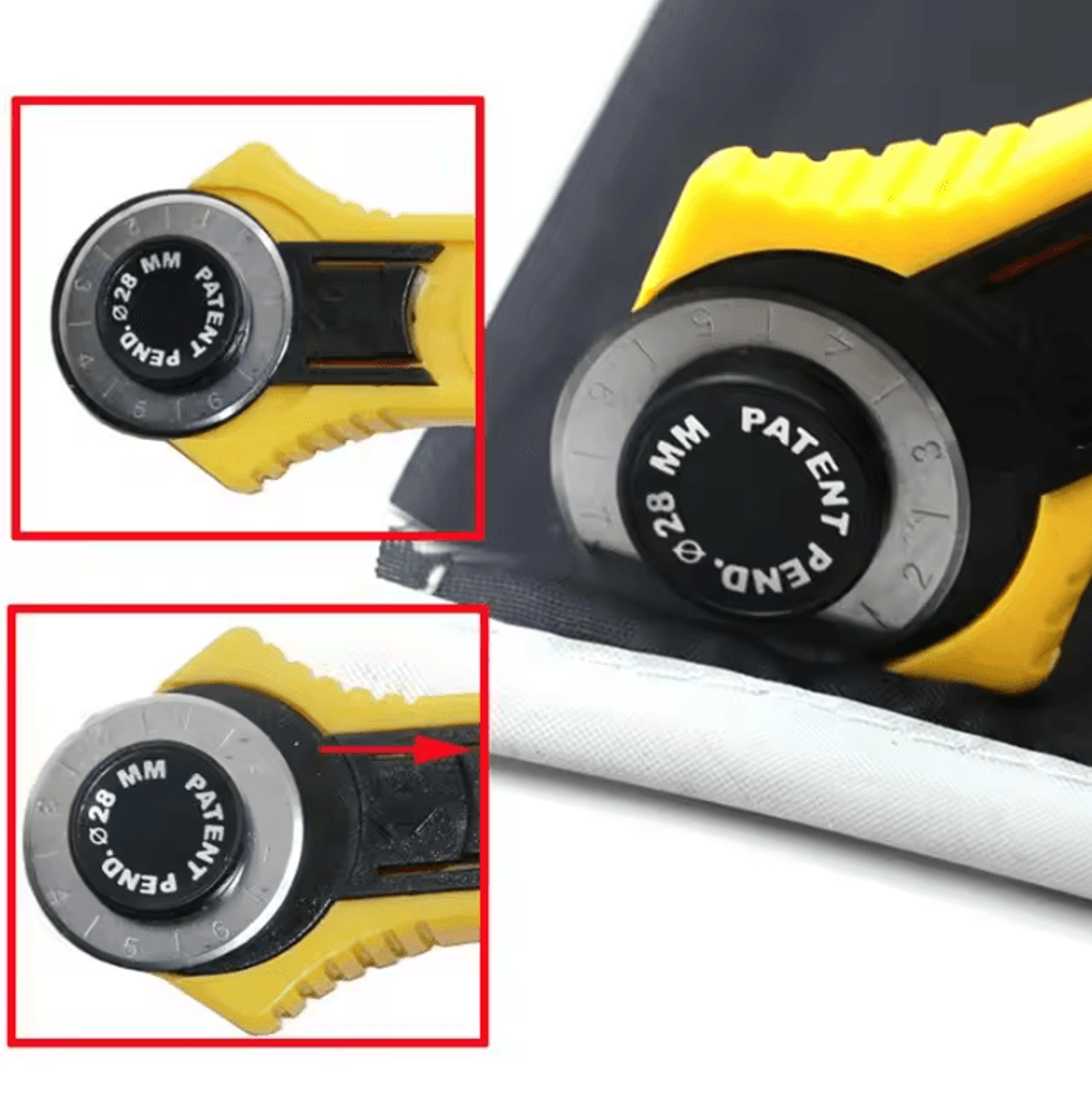 28mm Rotary Fabric Cutter  Precision Patchwork And Leather Cutting Tool 2