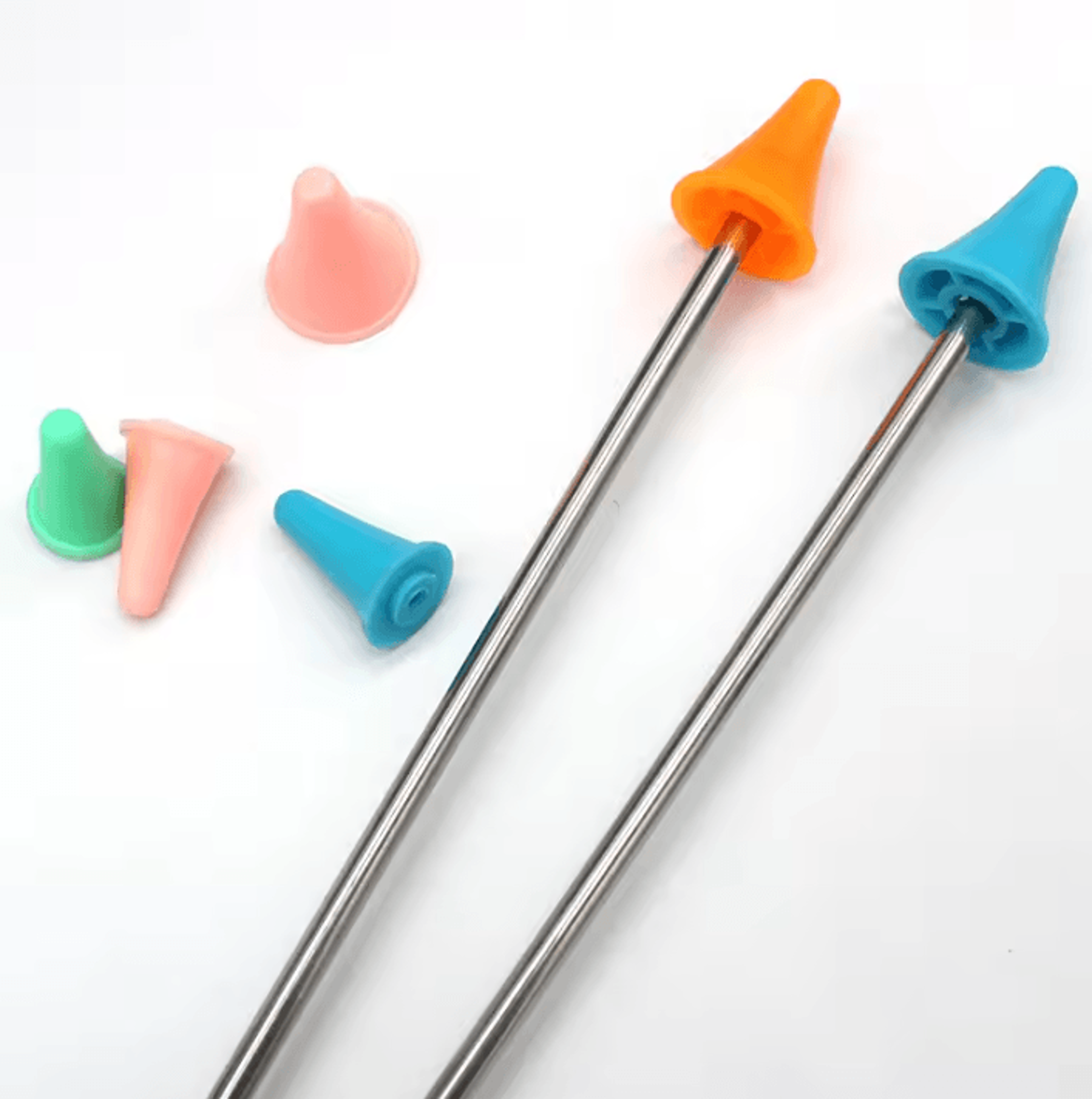 20Piece Knitting Needle Point Protectors  Small And Large Tip Stoppers 2