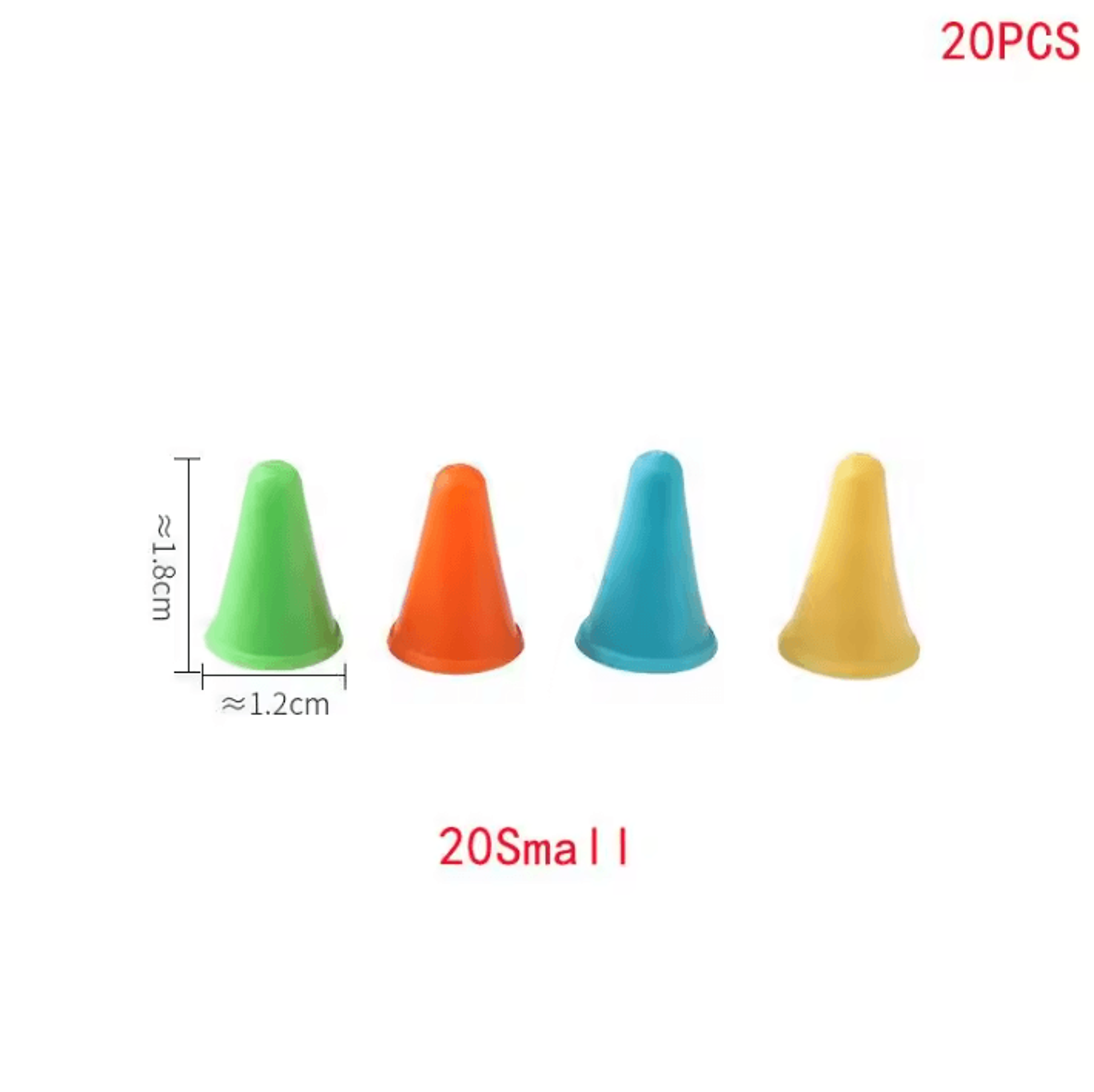 20Piece Knitting Needle Point Protectors  Small And Large Tip Stoppers 3