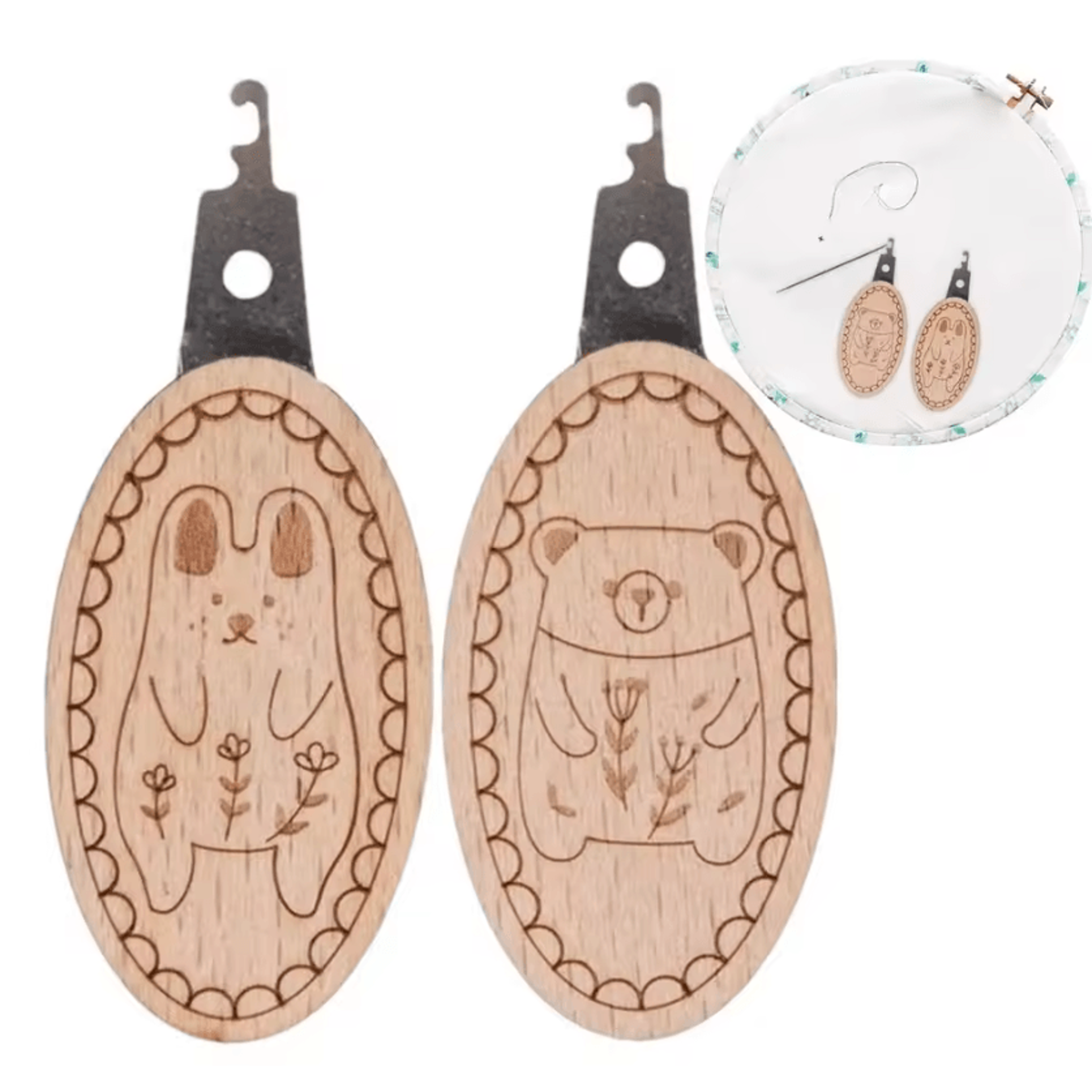 2Piece Animal Needle Threader Set  Easy Threading Aid For Sewing And Embroidery 3