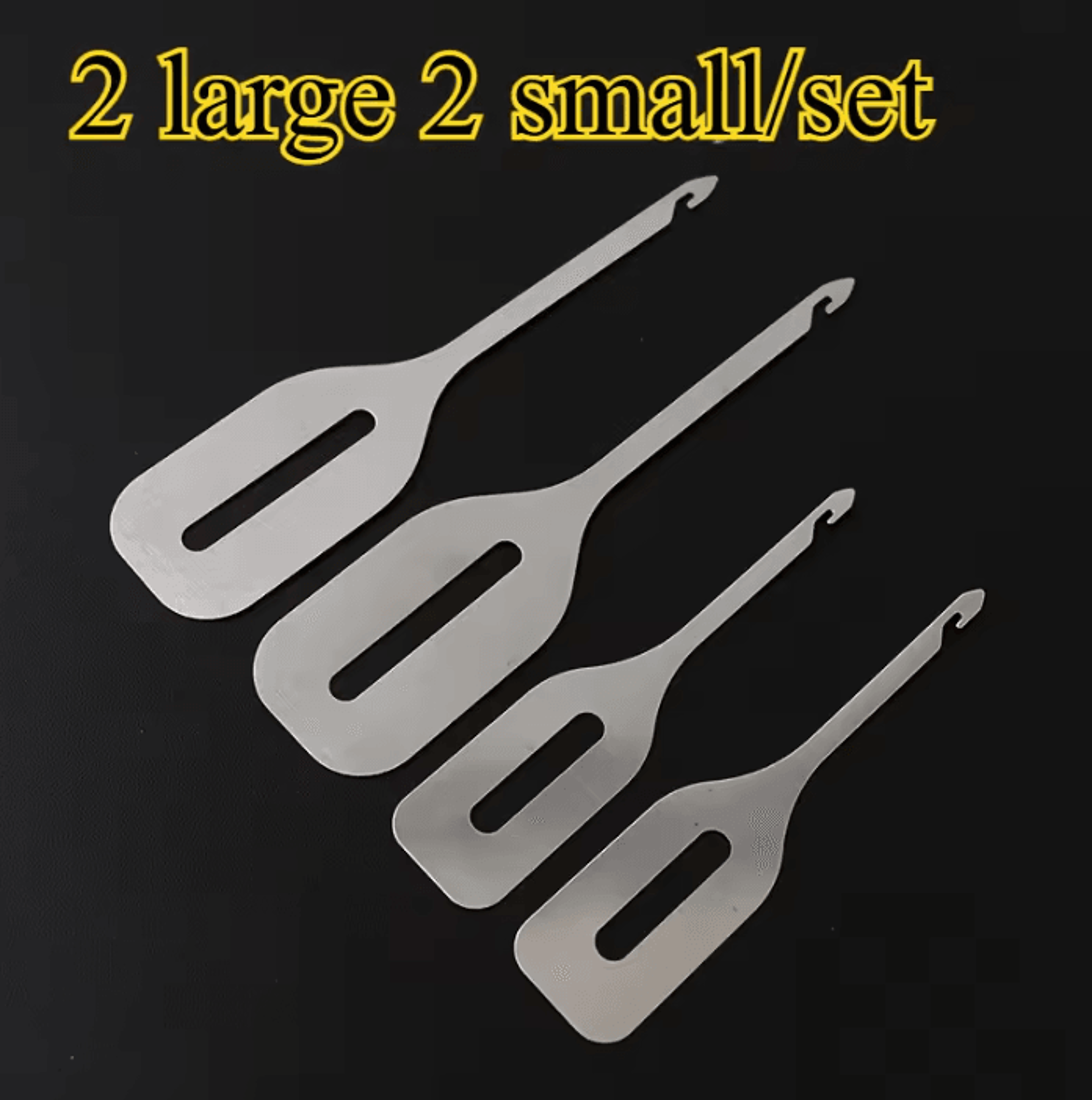 4Piece Stainless Steel Needle Threader Set  Quick Threading Tools For Sewing And Embroidery 5