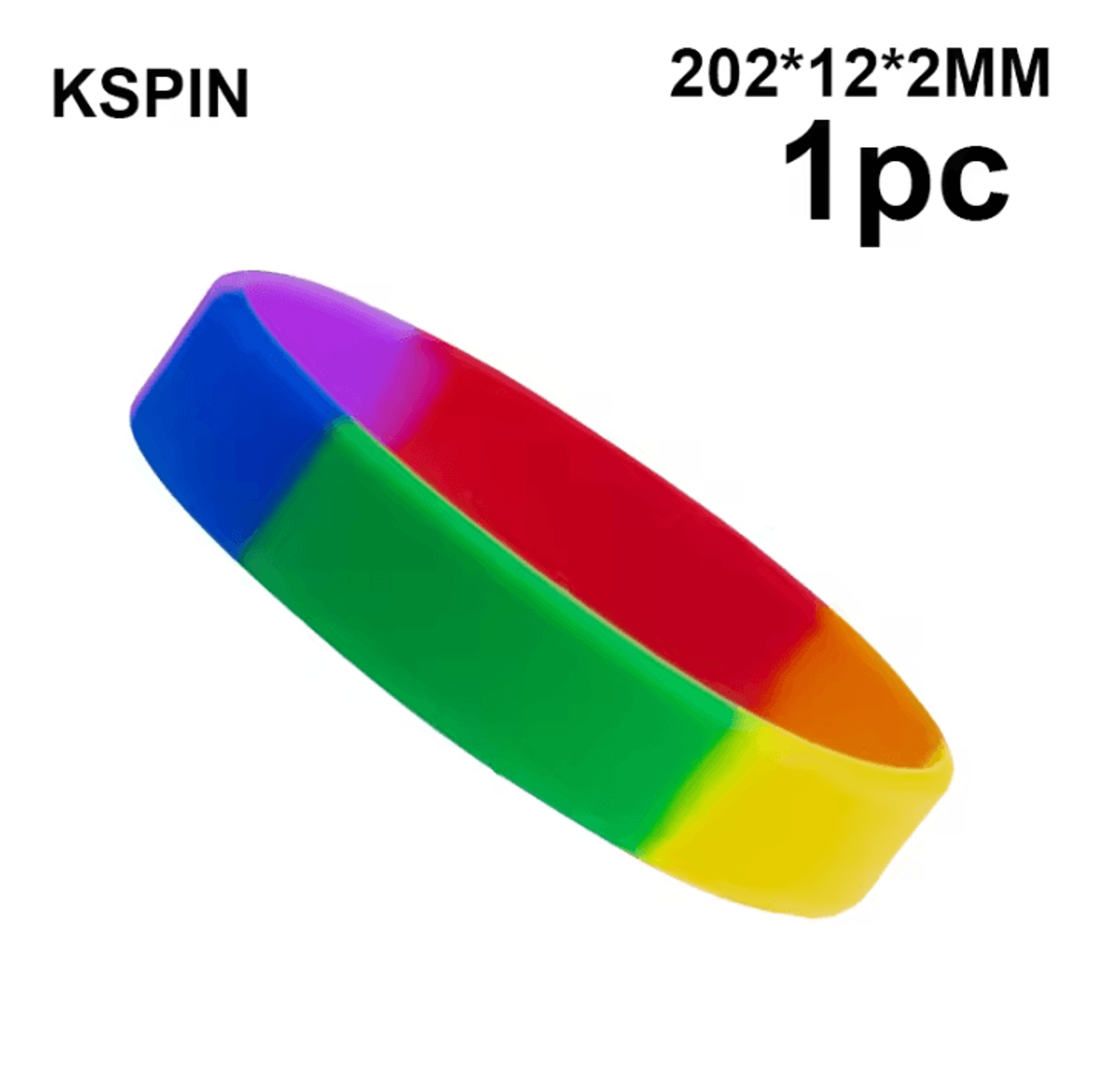 LGBT Pride Silicone Wristband  Rainbow And Identity Flag Bracelet 14