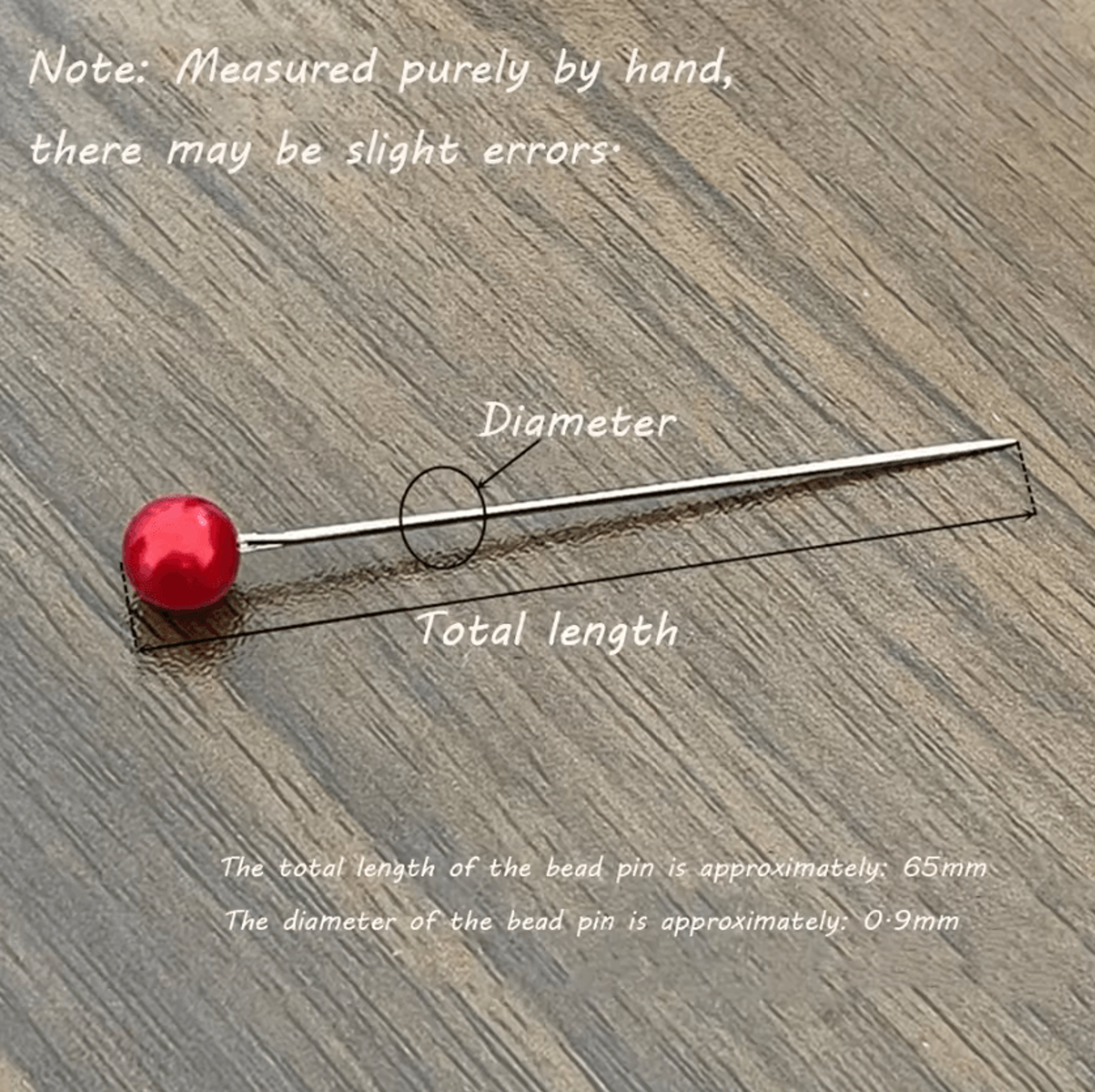 5Pcs Colorful Beaded Head Sewing Pins  Assorted Length Pins For Quilting And Dressmaking 7
