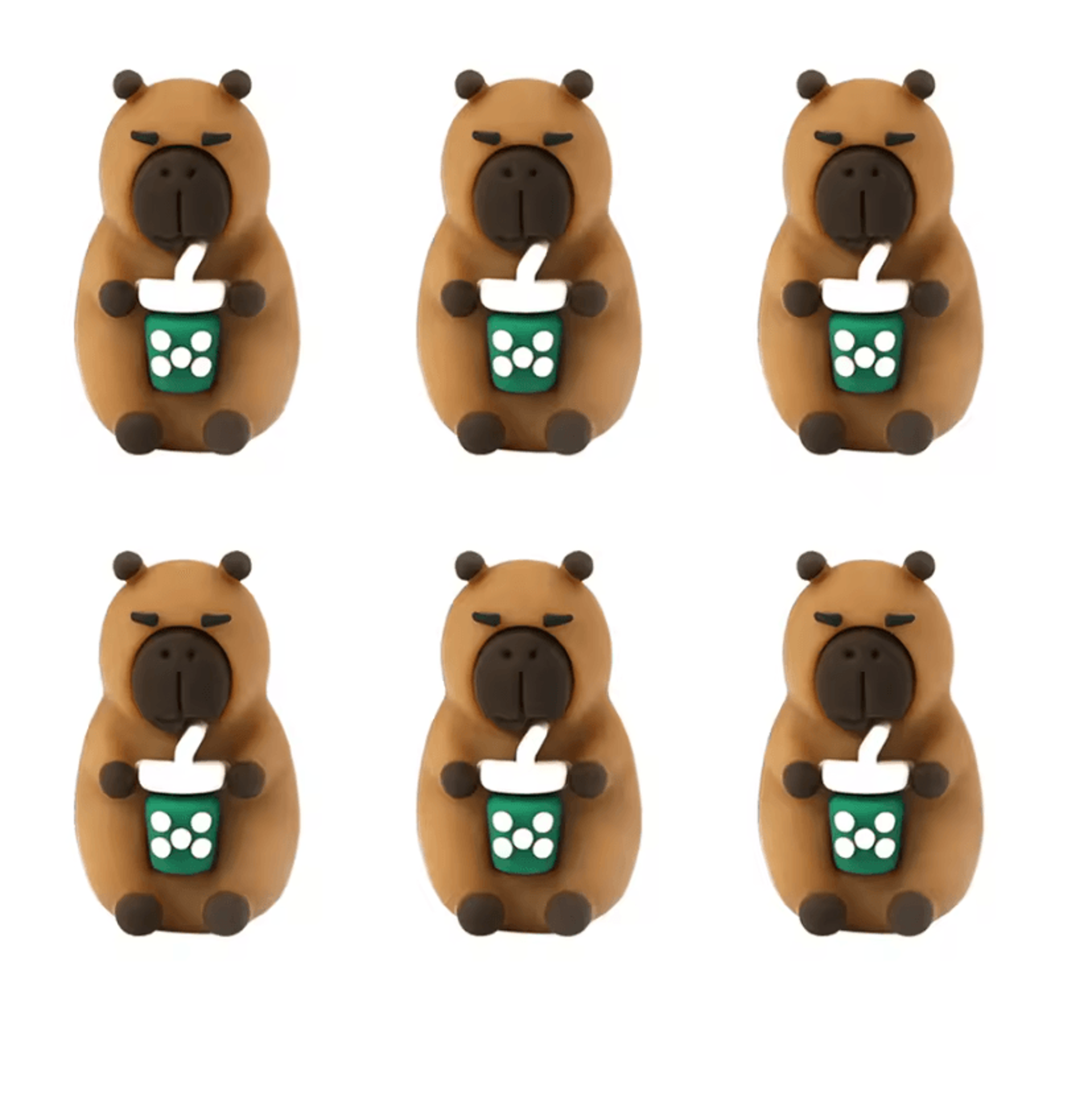 6Pcs Silicone Knitting Needle Stoppers  Cute Animal And Fruit Needle Caps 6