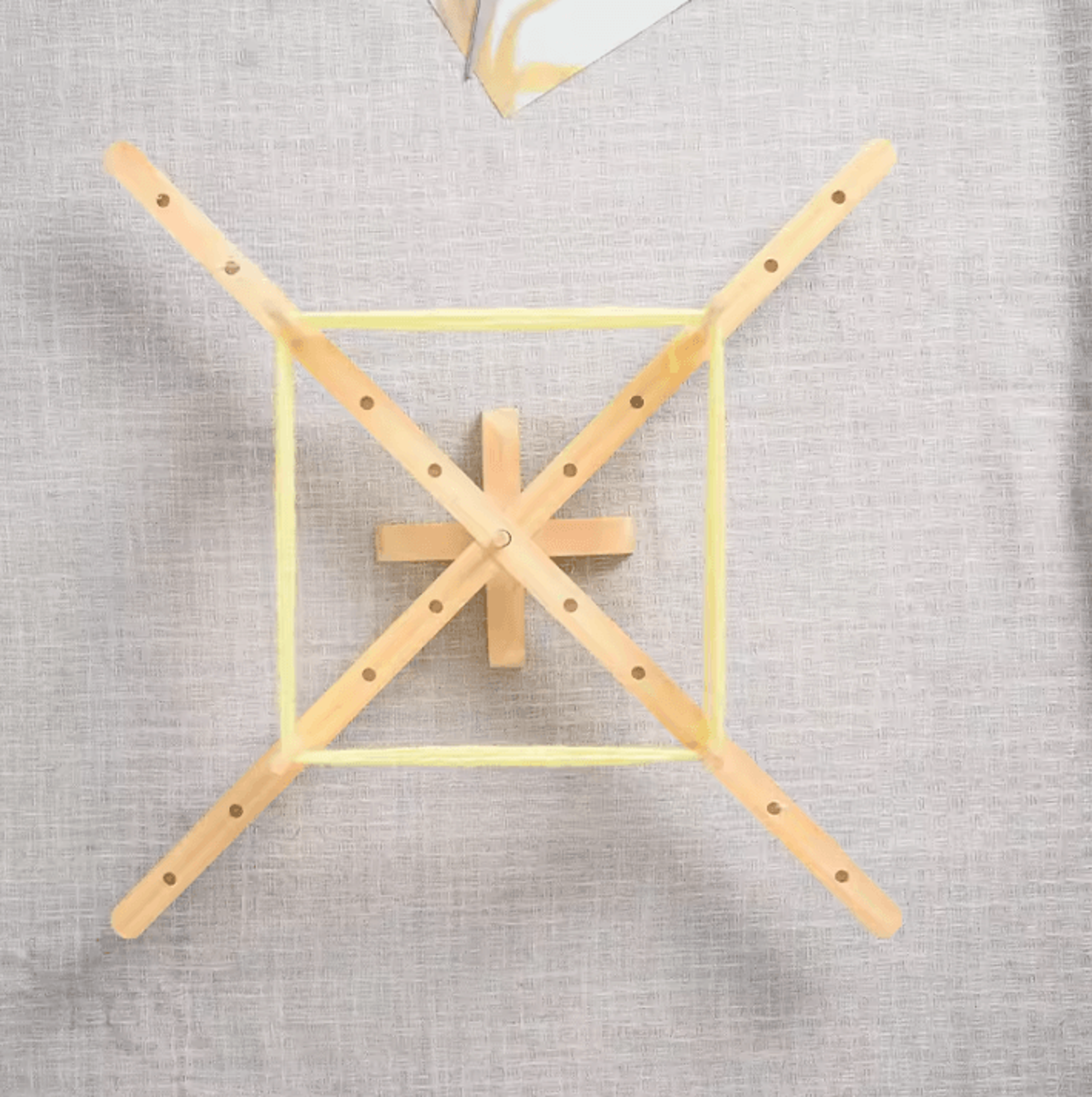 Wooden Yarn Swift Winder  Adjustable Skein Holder For Knitting And Crochet 3